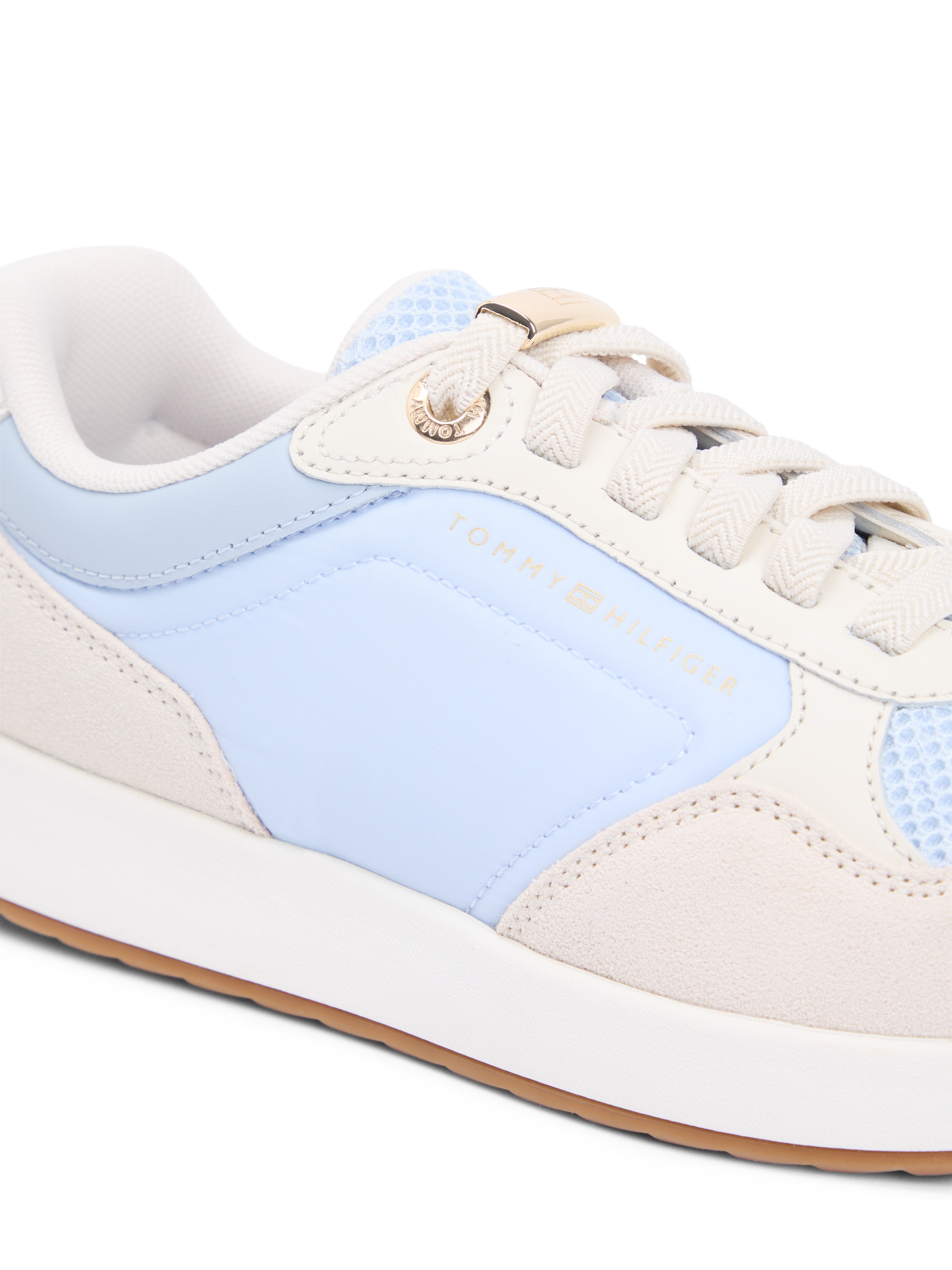 Tommy Hilfiger Plateausneaker »TH CHIC EVA RUNNER MESH«  Freizeitschuh, Halbschuh, Slipper mit elastischen Schnürsenkeln