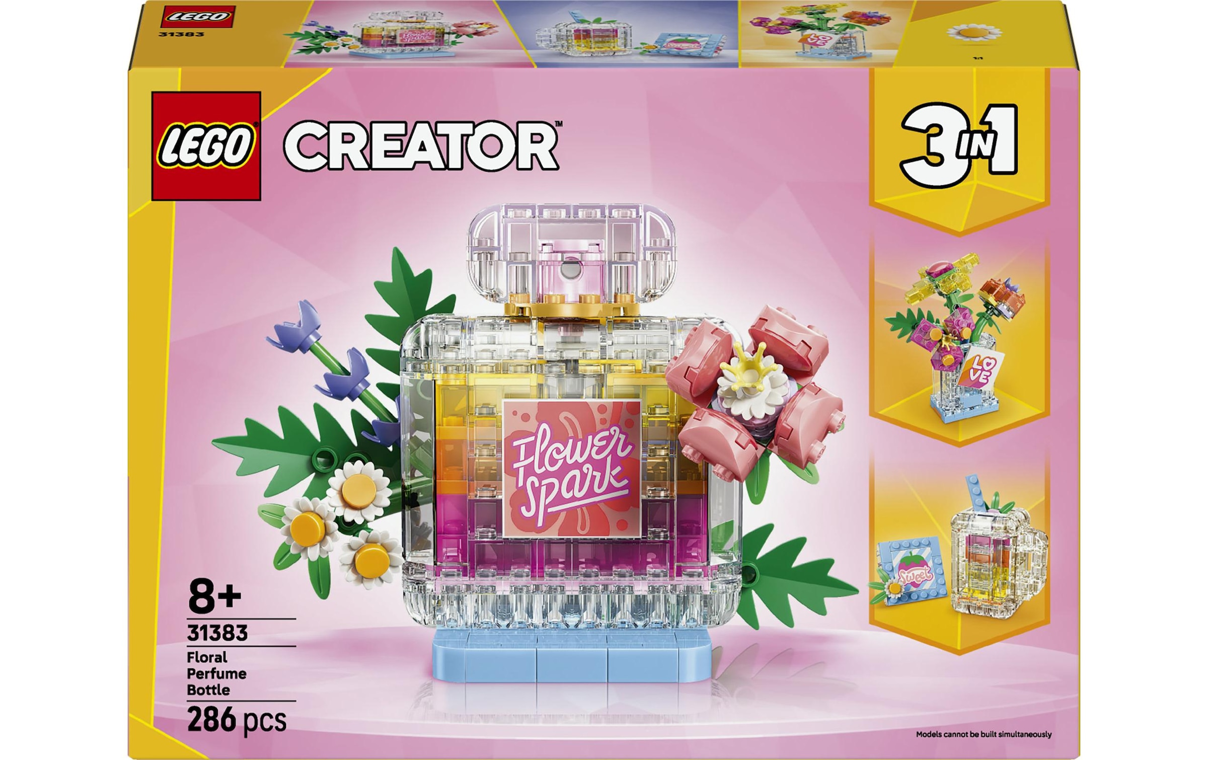 LEGO® Pions de construction »Parfümflasche mit Blumendeko (31383), LEGO Creator« fabriqué en Europe