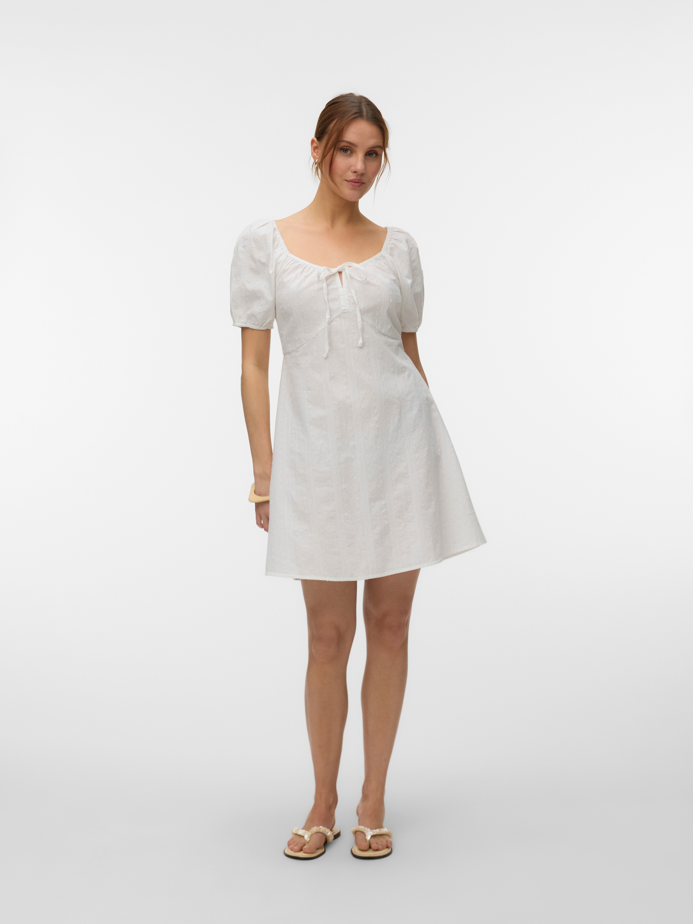 Vero Moda Mini-robe »VMJUTTY SS SHORT DRESS WVN« Coton