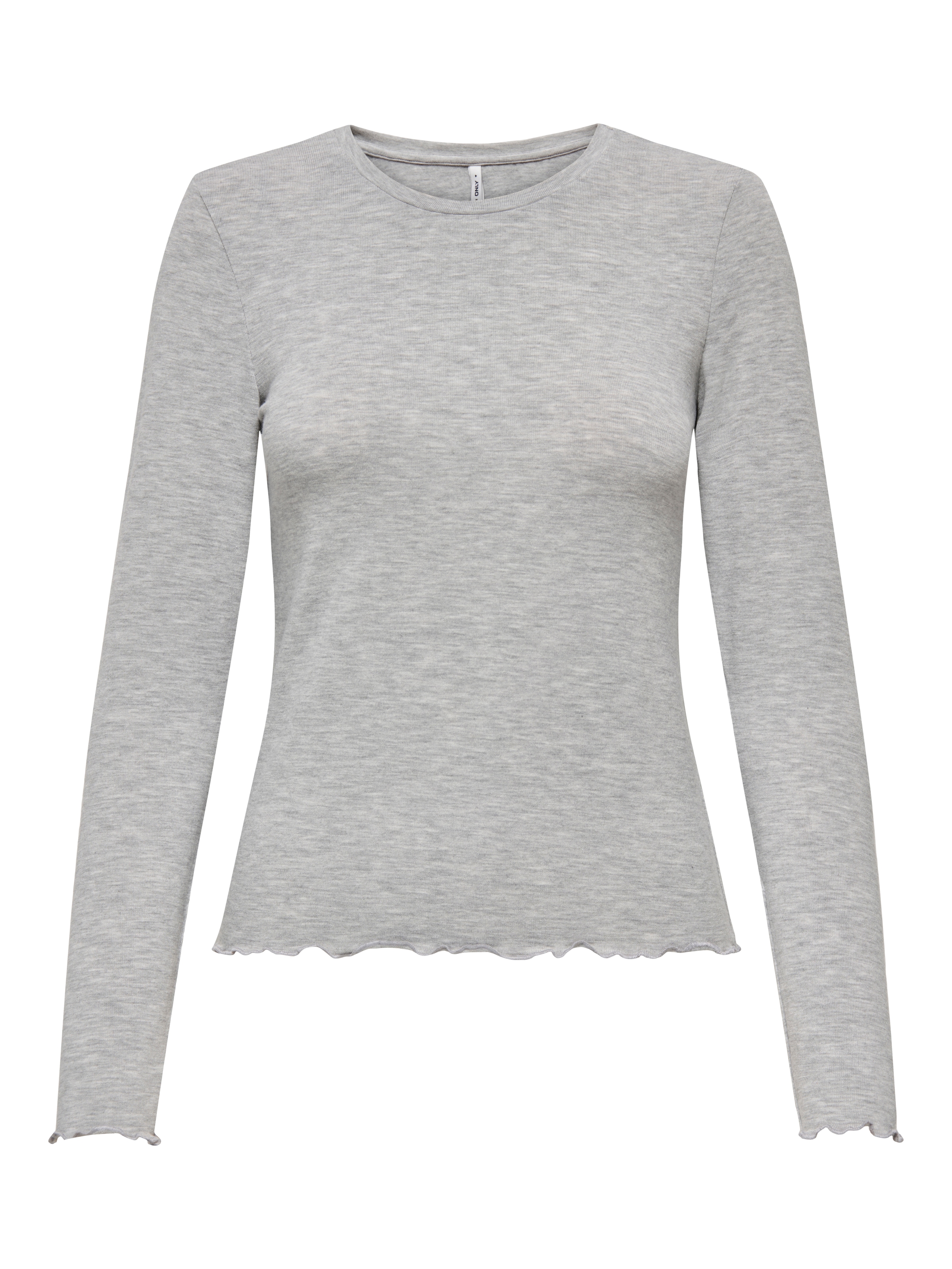 ONLY T-shirt à manches longues »ONLVIRRO O NECK L/S TOP BOX JRS« Materialmix, regular fit
