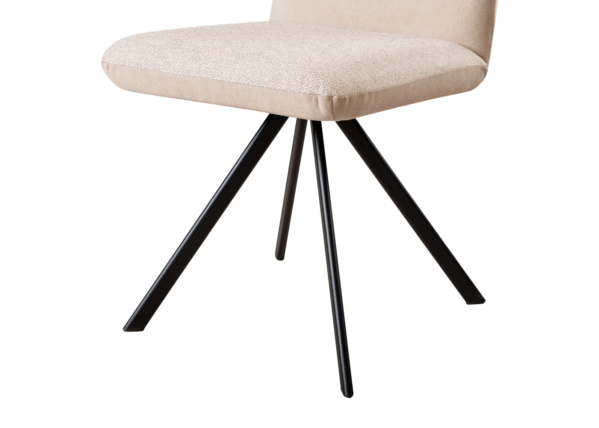 GOODproduct Ensemble de bancs d'angle »Gabi Essecke, Sitzgruppe, Eckbankgruppe, Küchenbankgruppe« Set, 4tlg, 4 pièces tlg. Gestell aus matt-schwarzem Flachmetall, stabil, 2-Stoff-Design