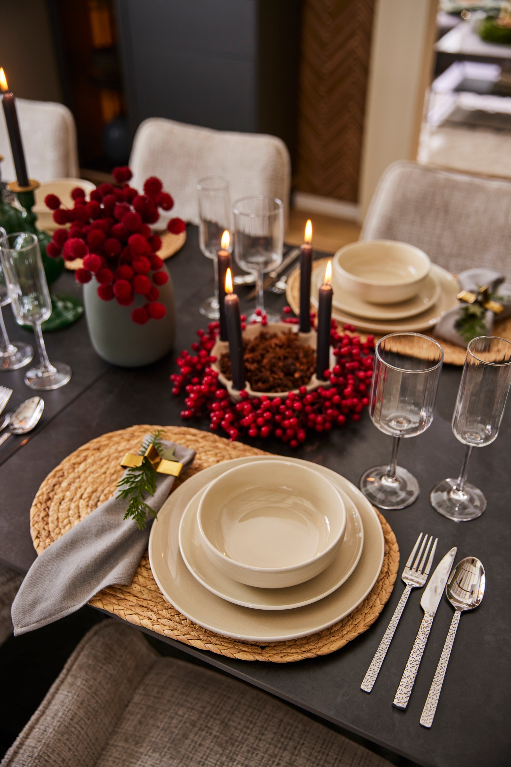 Zeller Present Set de table abwischbar, oval, 30 cm