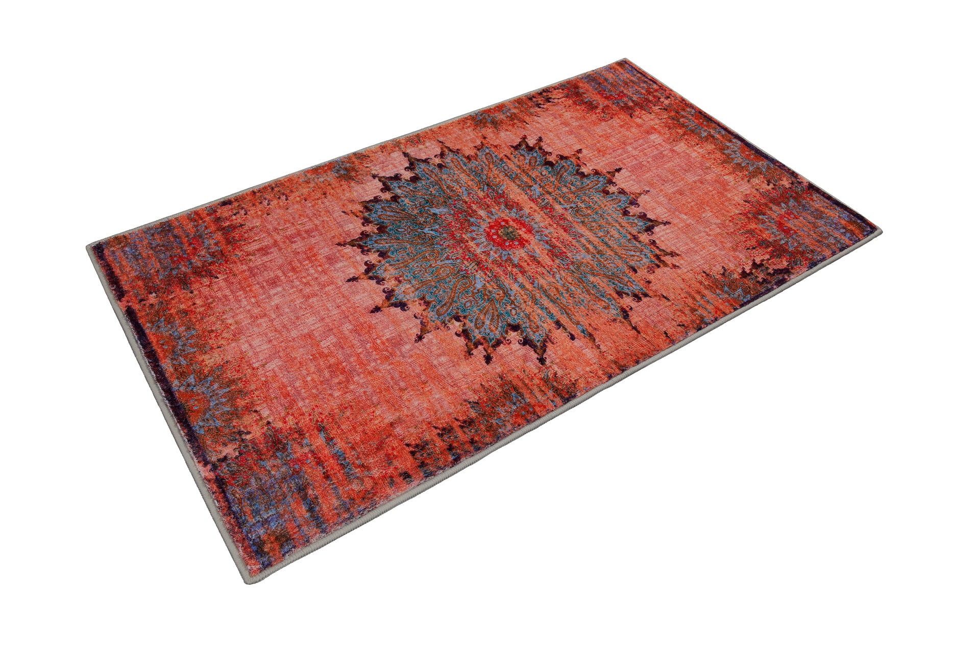 Wecon home Badematte »Healing« Höhe 0,5 mm fussbodenheizungsgeeignet Vintage, waschbar, rutschfest, schnell trocknend, robust, Badteppich