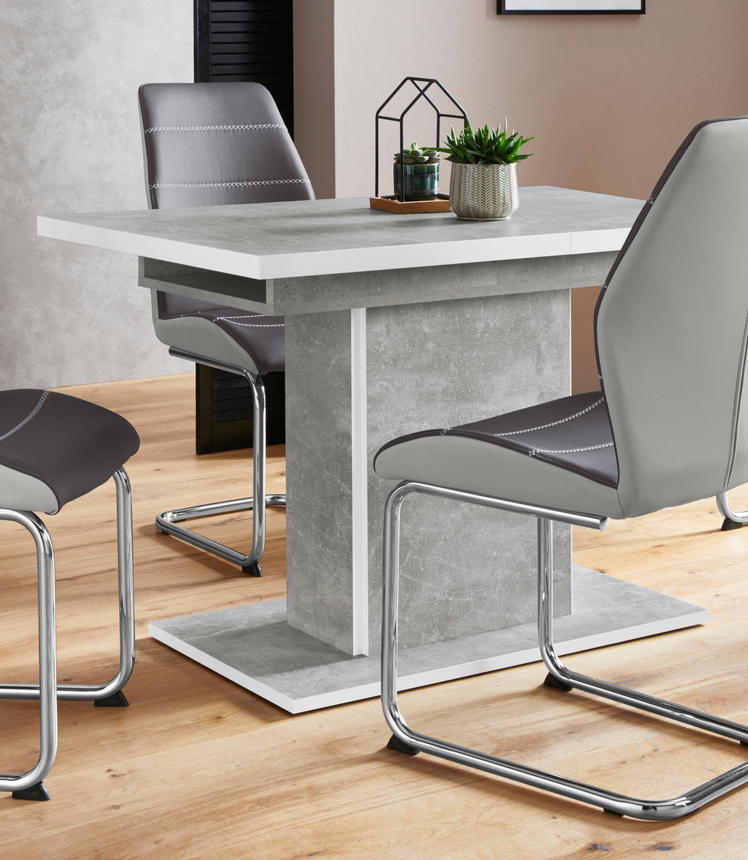 HELA Table de salle à manger »Alice« ausziehbar, Breite 120-160 cm