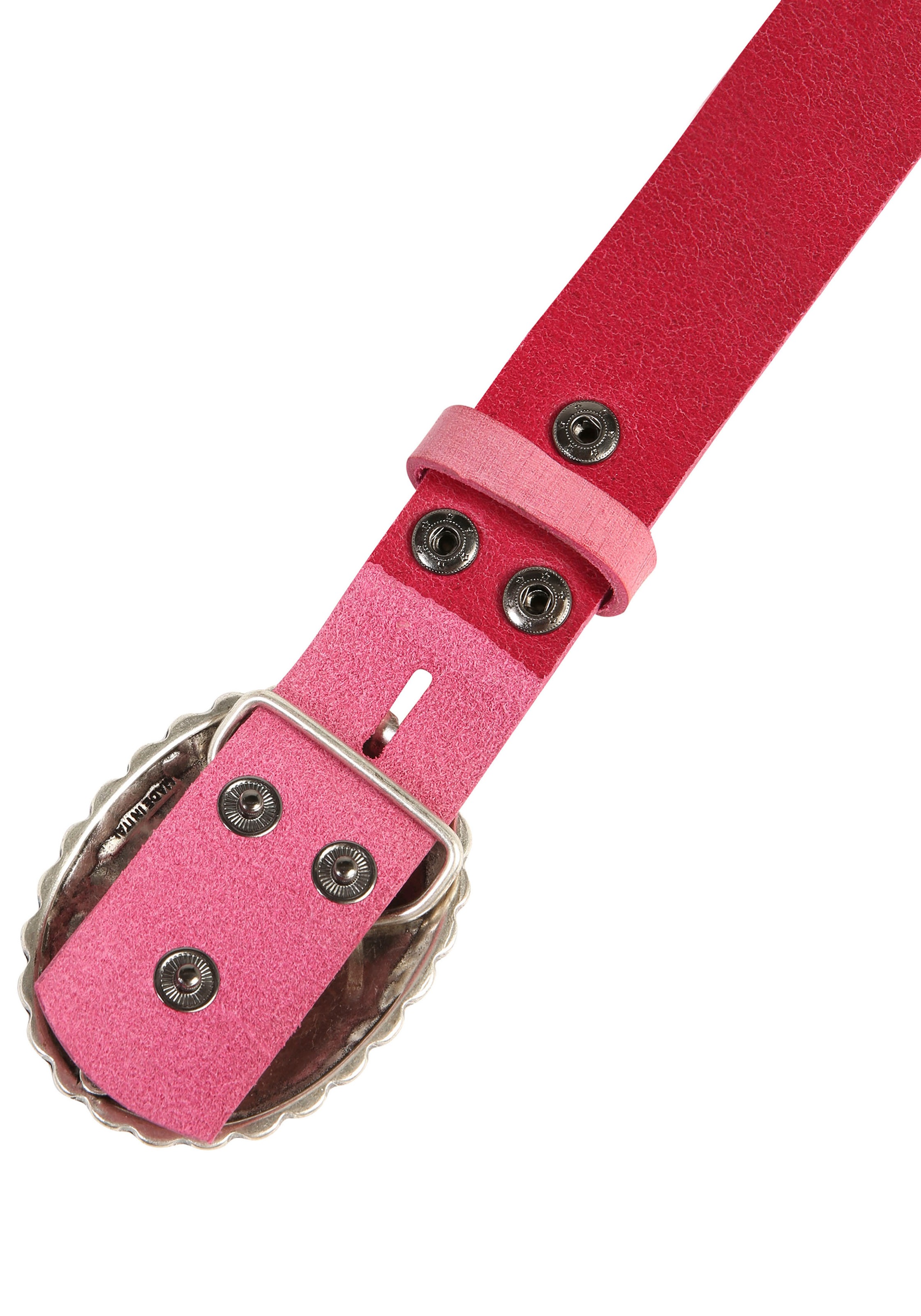 RETTUNGSRING by showroom 019° Ceinture en cuir mit austauschbarer Schliesse »Mandala Silber«