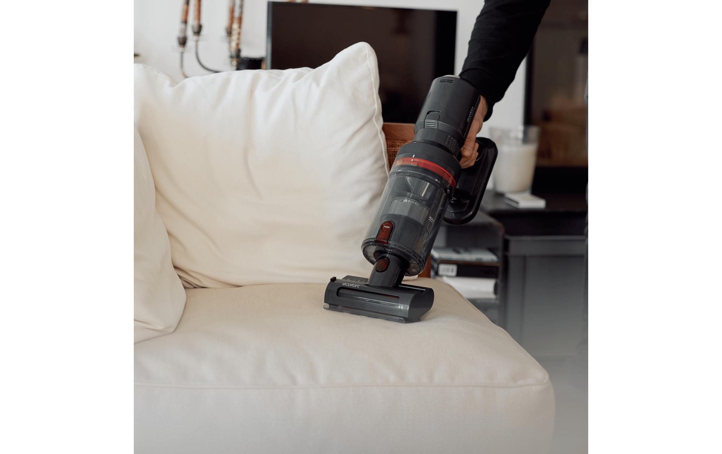   Aspirateur à main et à manche sans fil »Ecofort ecoQ CleanVac Pro Complete«