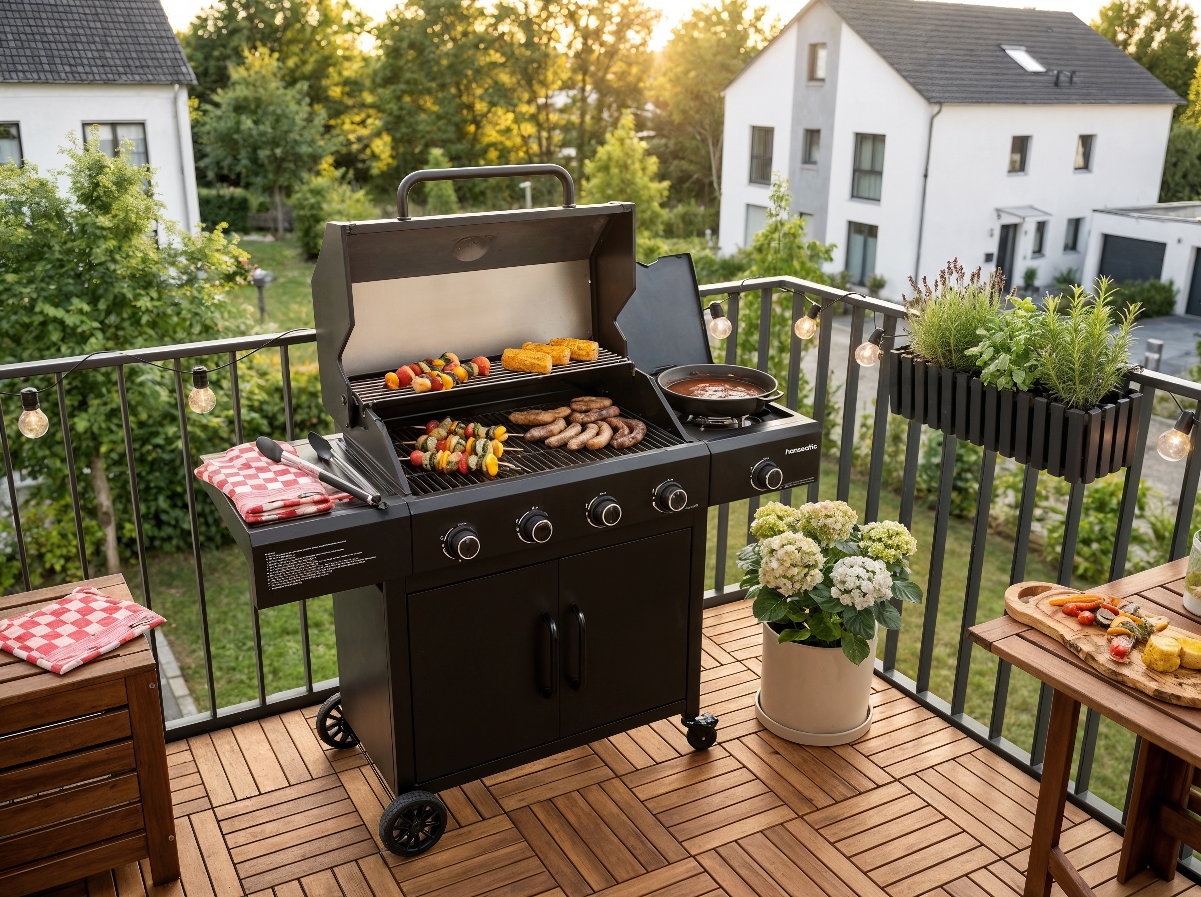 DDDDD Topflappen »Barbeque, 21x21 cm, Baumwolle«