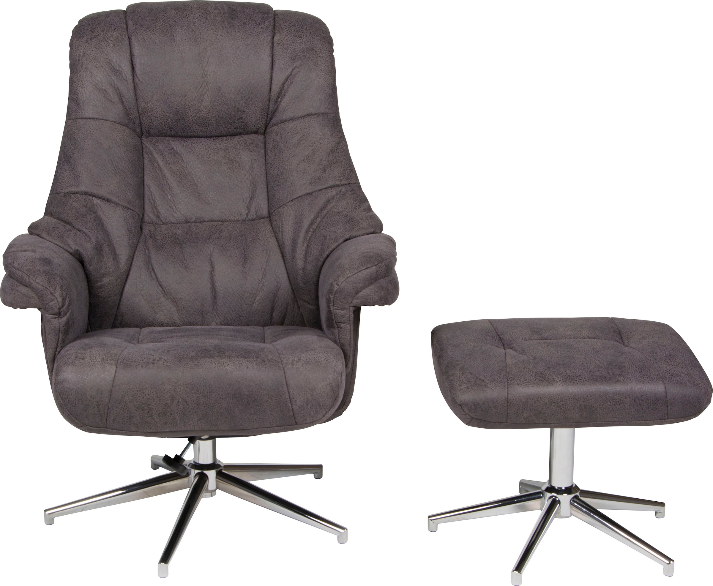 Duo Collection TV-Sessel »Burnaby« mit Hocker und Relaxfunktion, 360 Grad drehbar