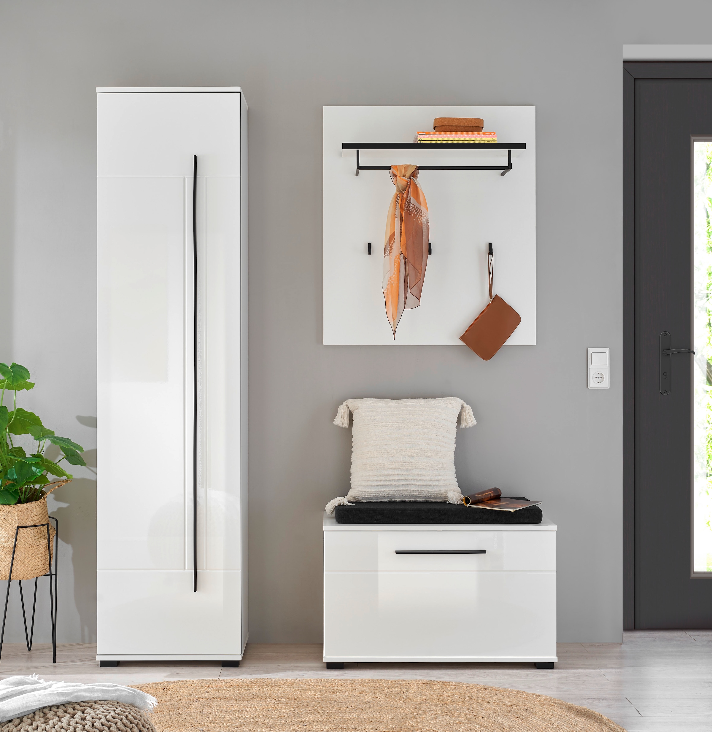 Home affaire Garderoben-Set »Cantara, moderne Garderobe, Komplettset mit viel Stauraum« Komplett-Set, 3 Stk. tlg.