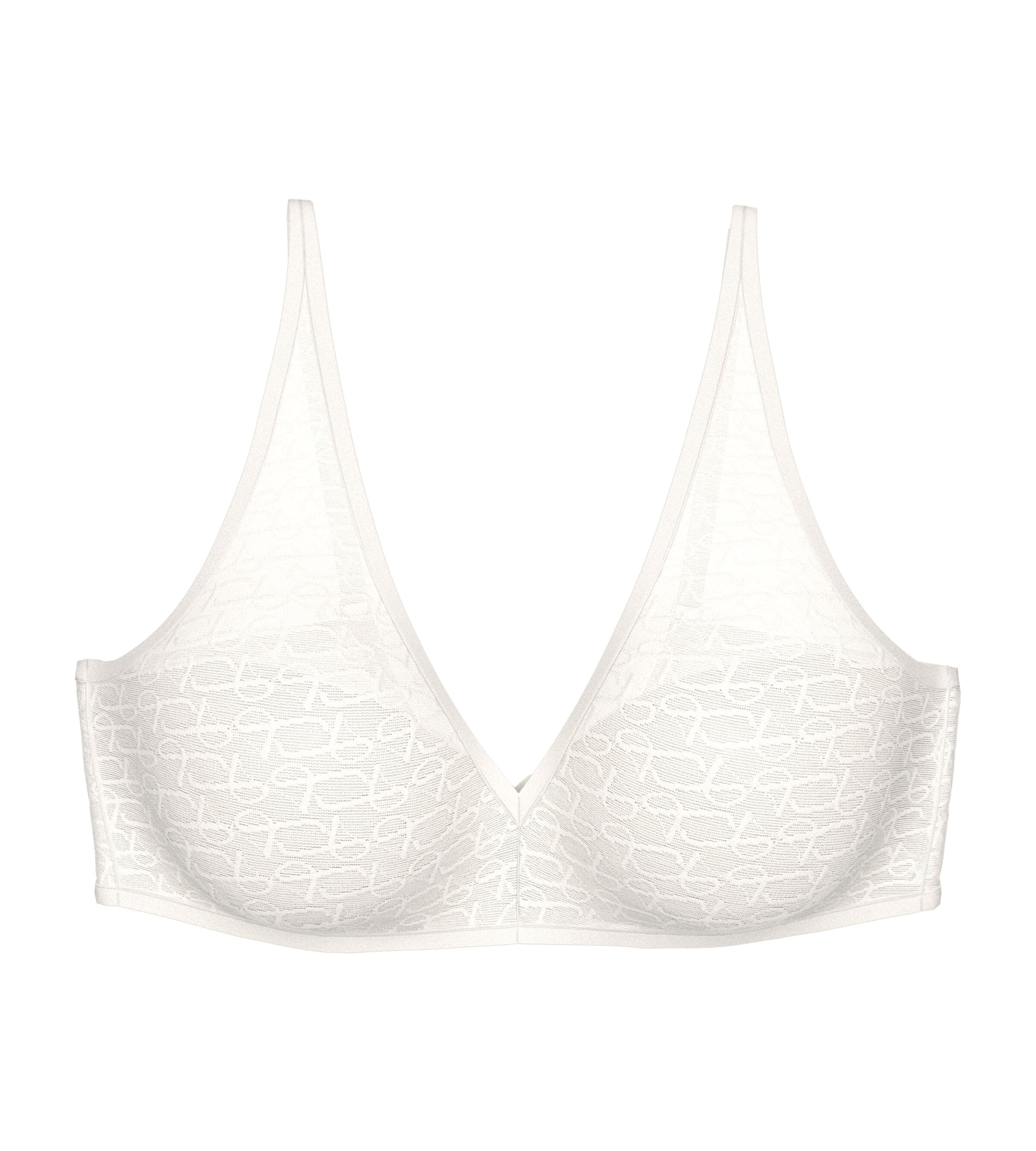 Triumph Soutien-gorge sans armatures »Signature Sheer P EX« Monogramm-Tüll und zarte Spitzendetails am Rücken