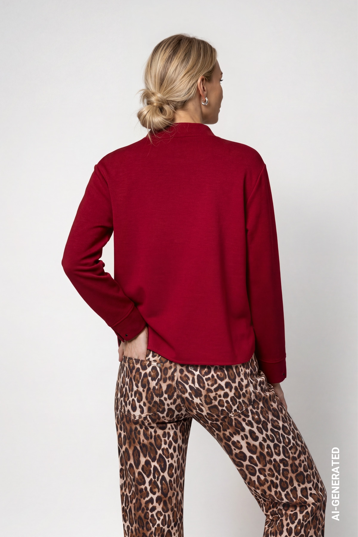 Monari Sweatshirt »Sweatshirt Basic Sweat«, Regular fit mit Stehkragen
