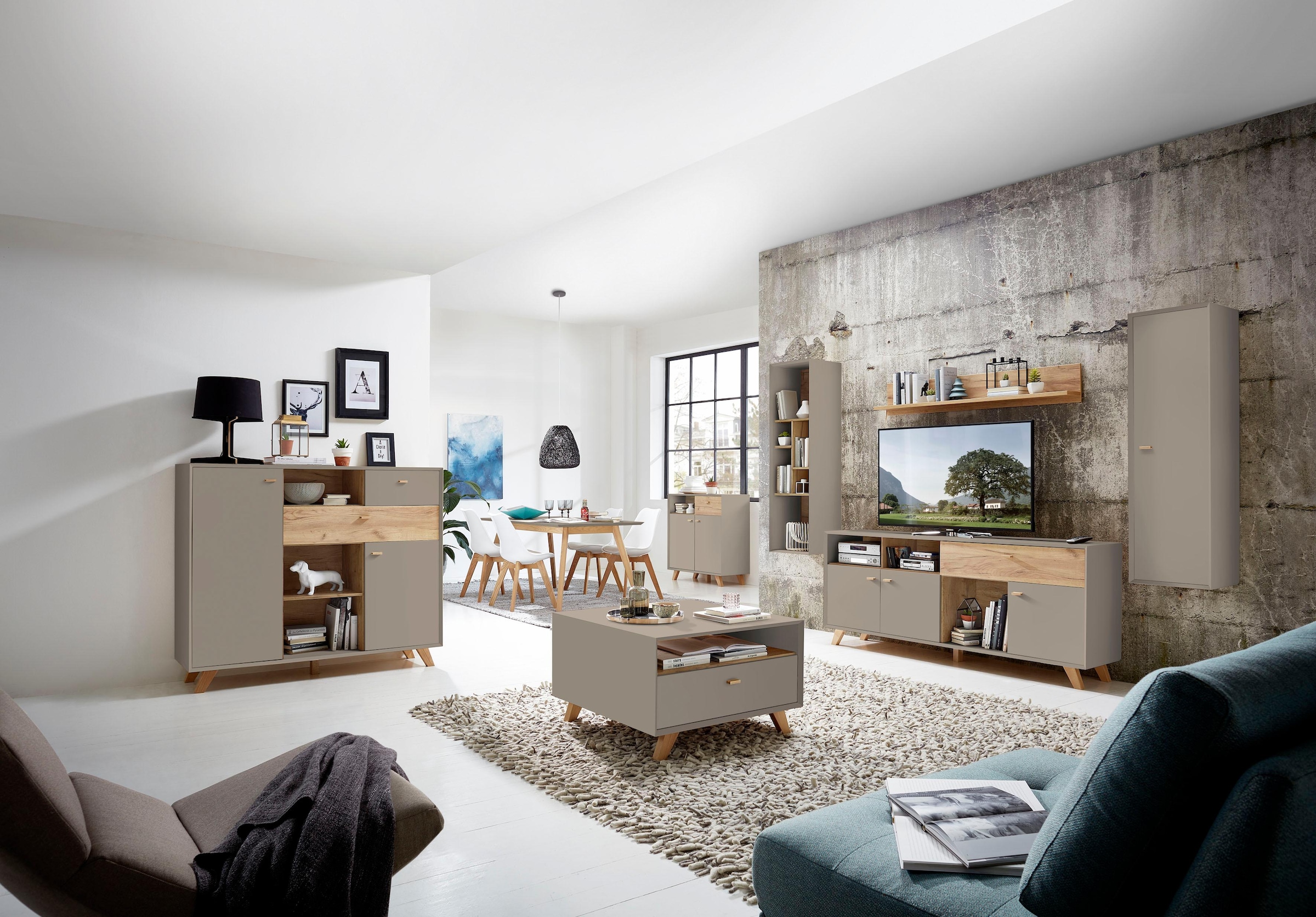 GERMANIA Étagère murale »Calvi« Höhe 140 cm