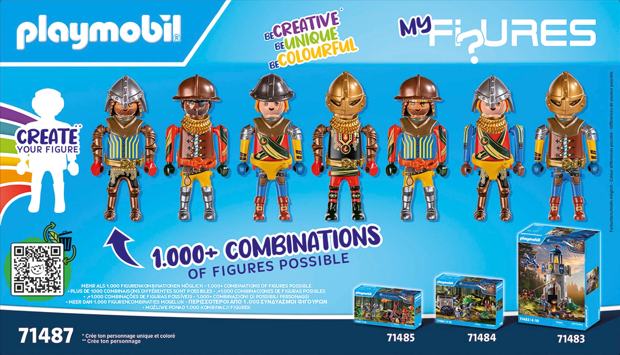 Playmobil® Konstruktions-Spielset »Novelmore, Ritter von Novelmore (71487), My Figures« Made in Europe