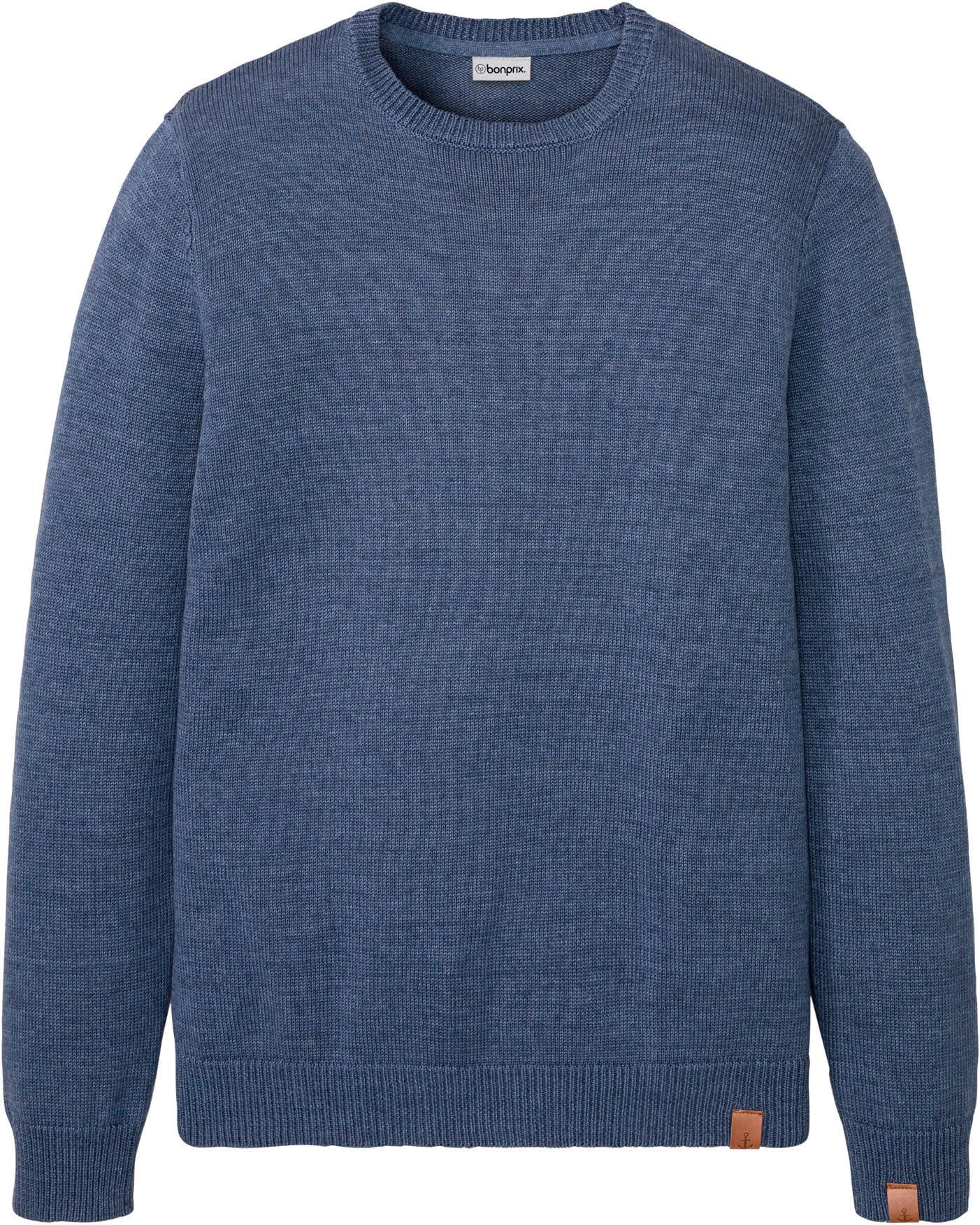 bonprix Strickpullover aus Baumwolle, mit Rundhalsausschnitt, für vielseitige Anlässe