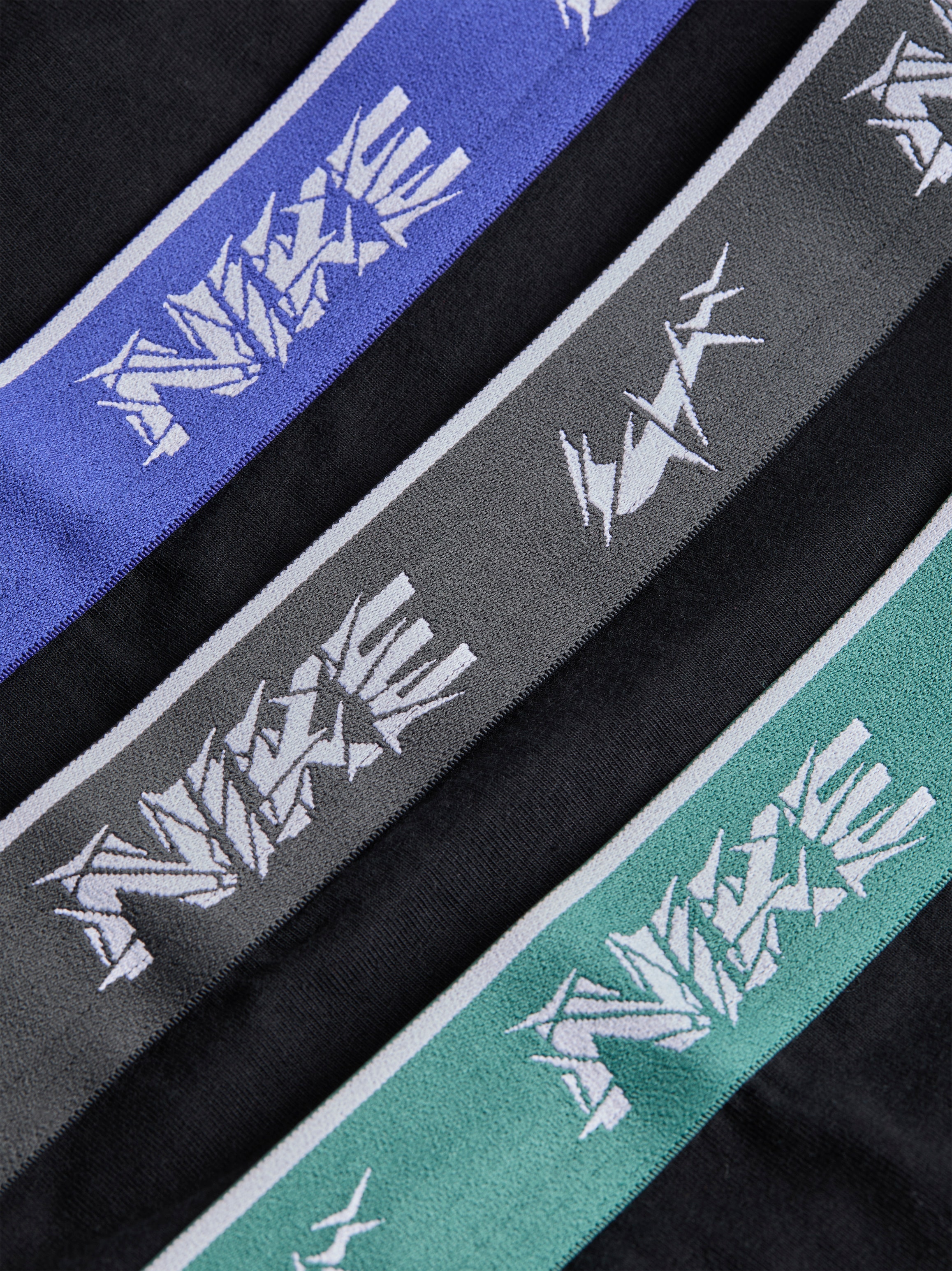 NIKE Underwear Tronc »TRUNK 3PK« Paquet, lot de 3, 3 cuis avec ceinture élastique NIKE colorée