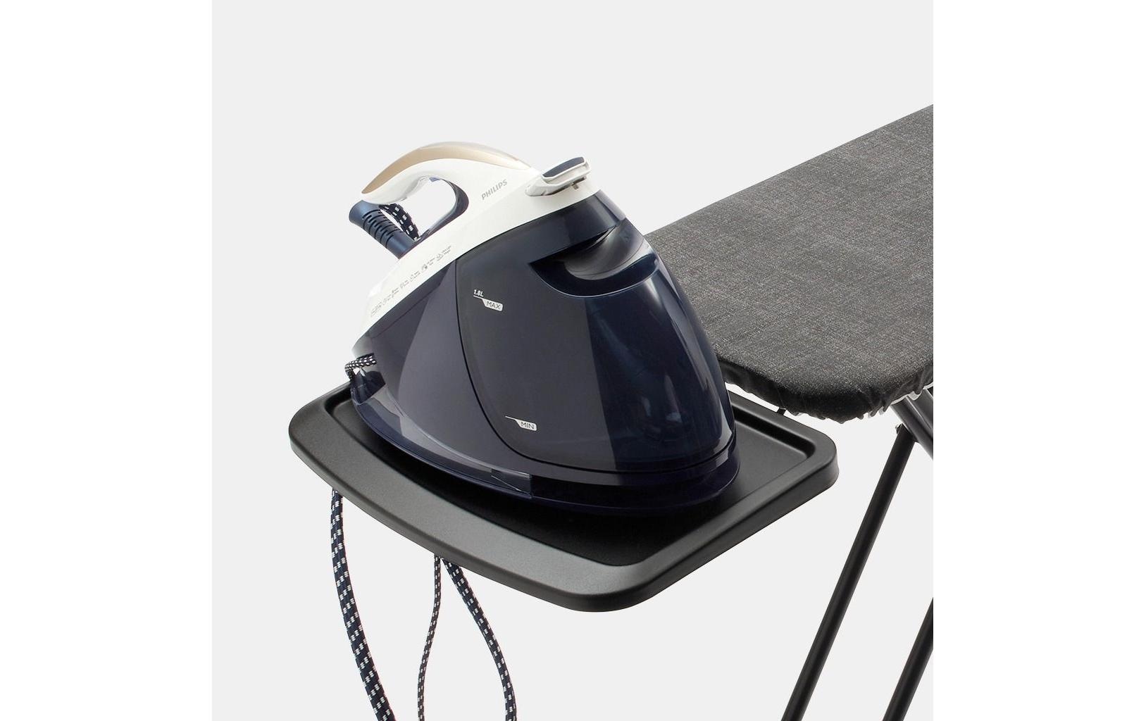 Brabantia Bügelbrett »mit Dampfstationsablage 101083 Titan Oval/Black«