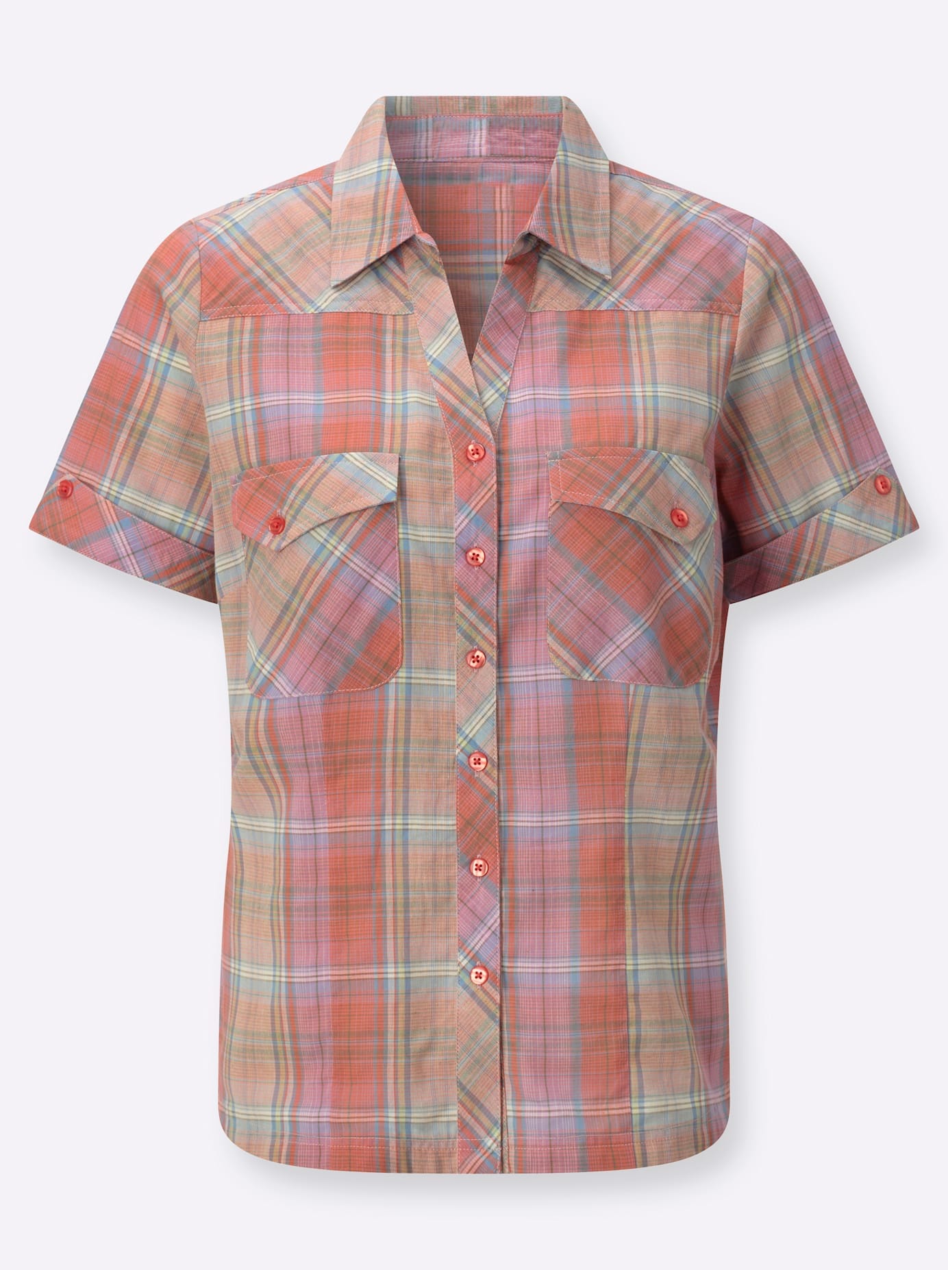 Casual Looks Blouse à carreaux