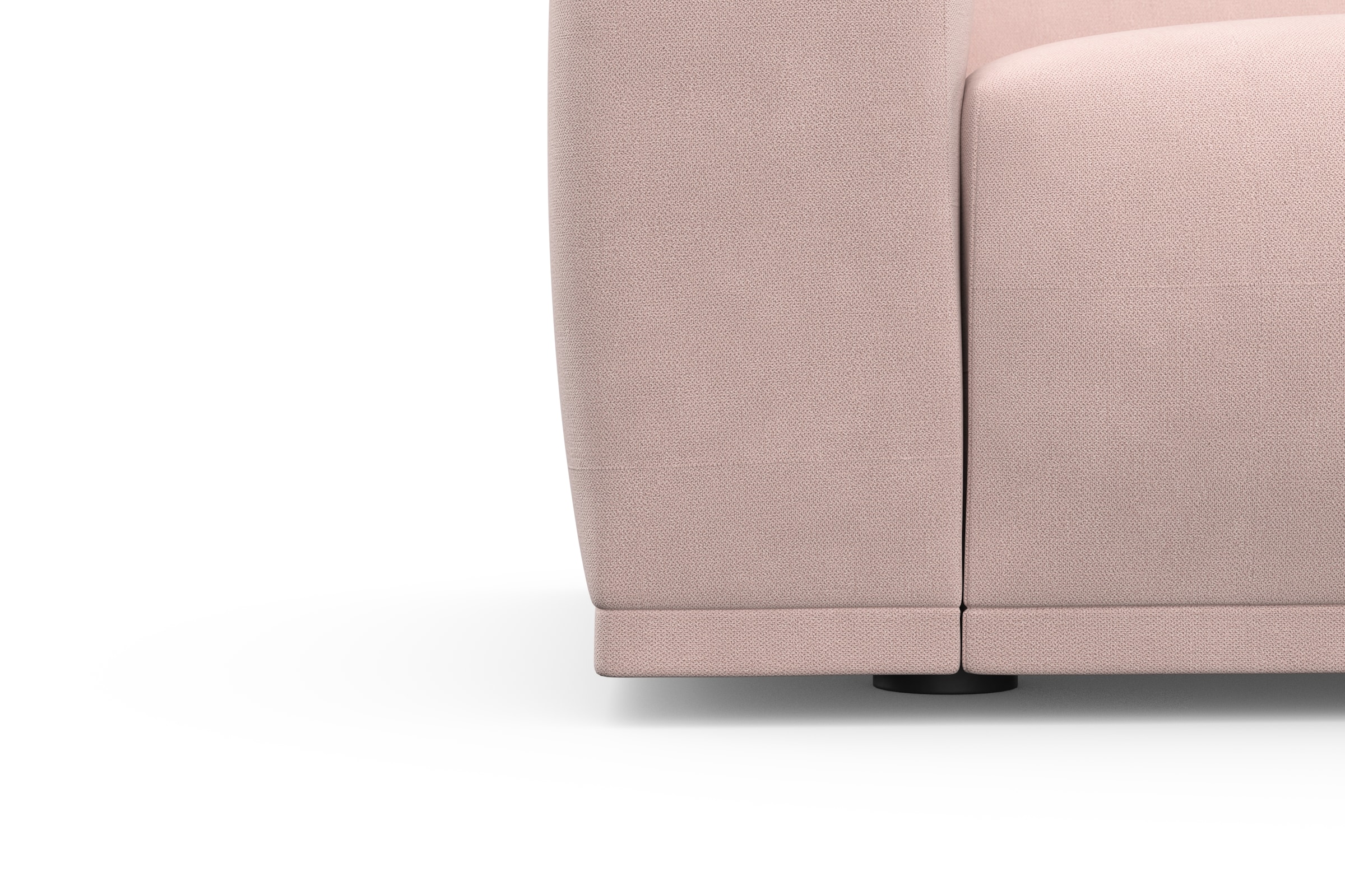 TRENDMANUFAKTUR Canapé d'angle »Braga 255 cm, hochwertiger Kaltschaum, L-Form , Japandi-Stil« Canapé moderne, sofa avec grand confort d’assise, 255/72/160 cm (L/H/P)