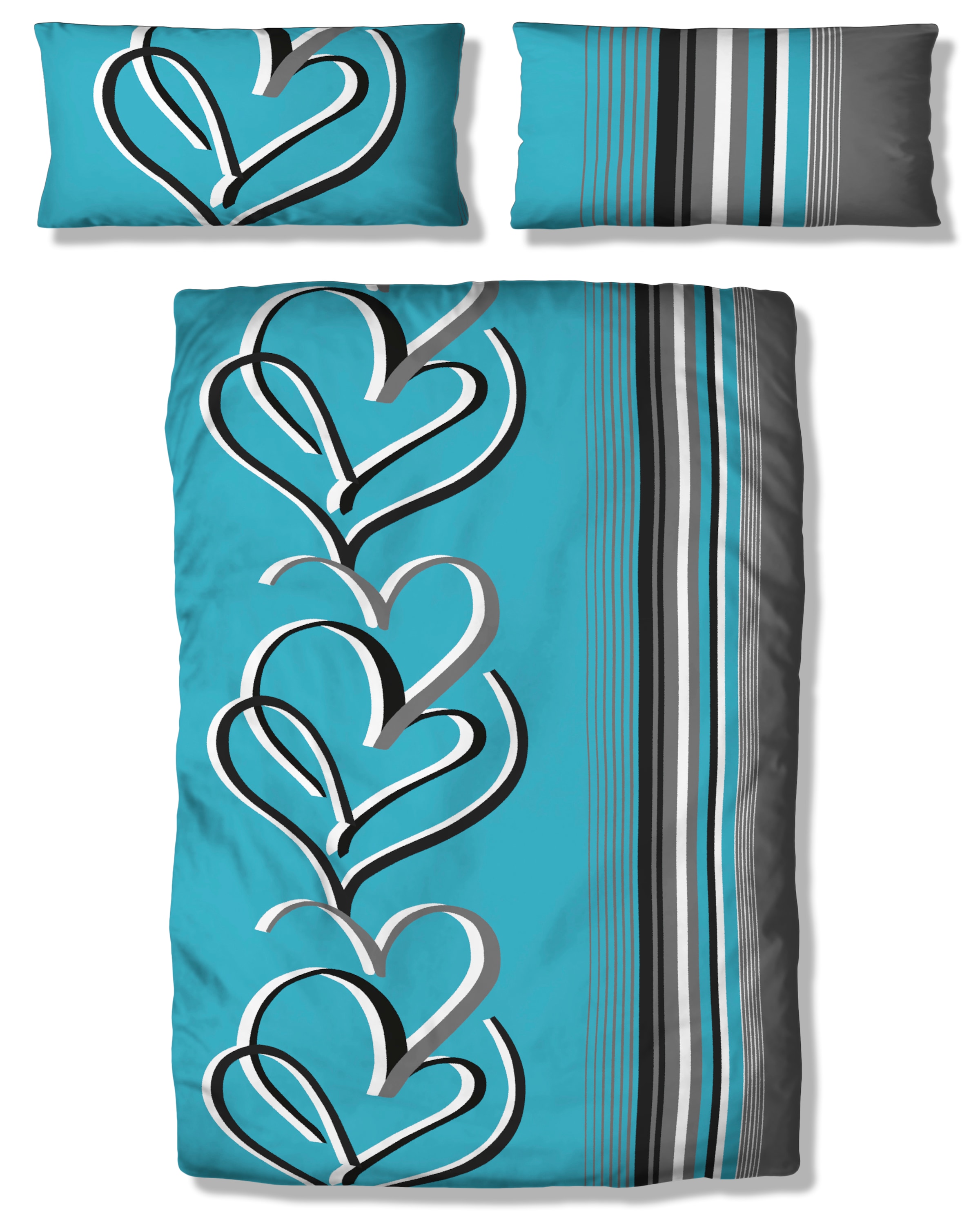 my home Bettwäsche »Area in Gr. 135x200 oder 155x220 cm« 2 tlg. Bettwäsche in verschiedenen Qualitäten