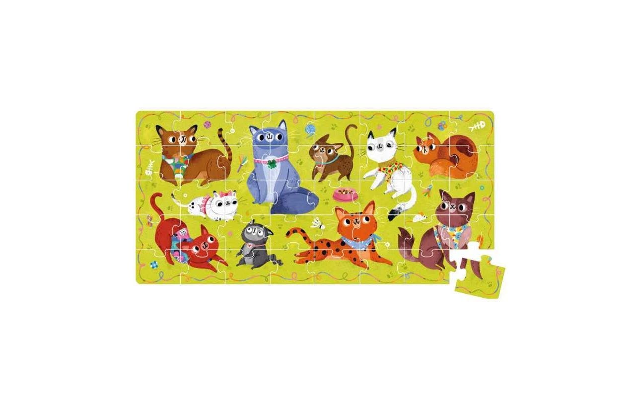   Puzzle »Banana Panda Ich liebe Katzen« Englisch, keine Angabe