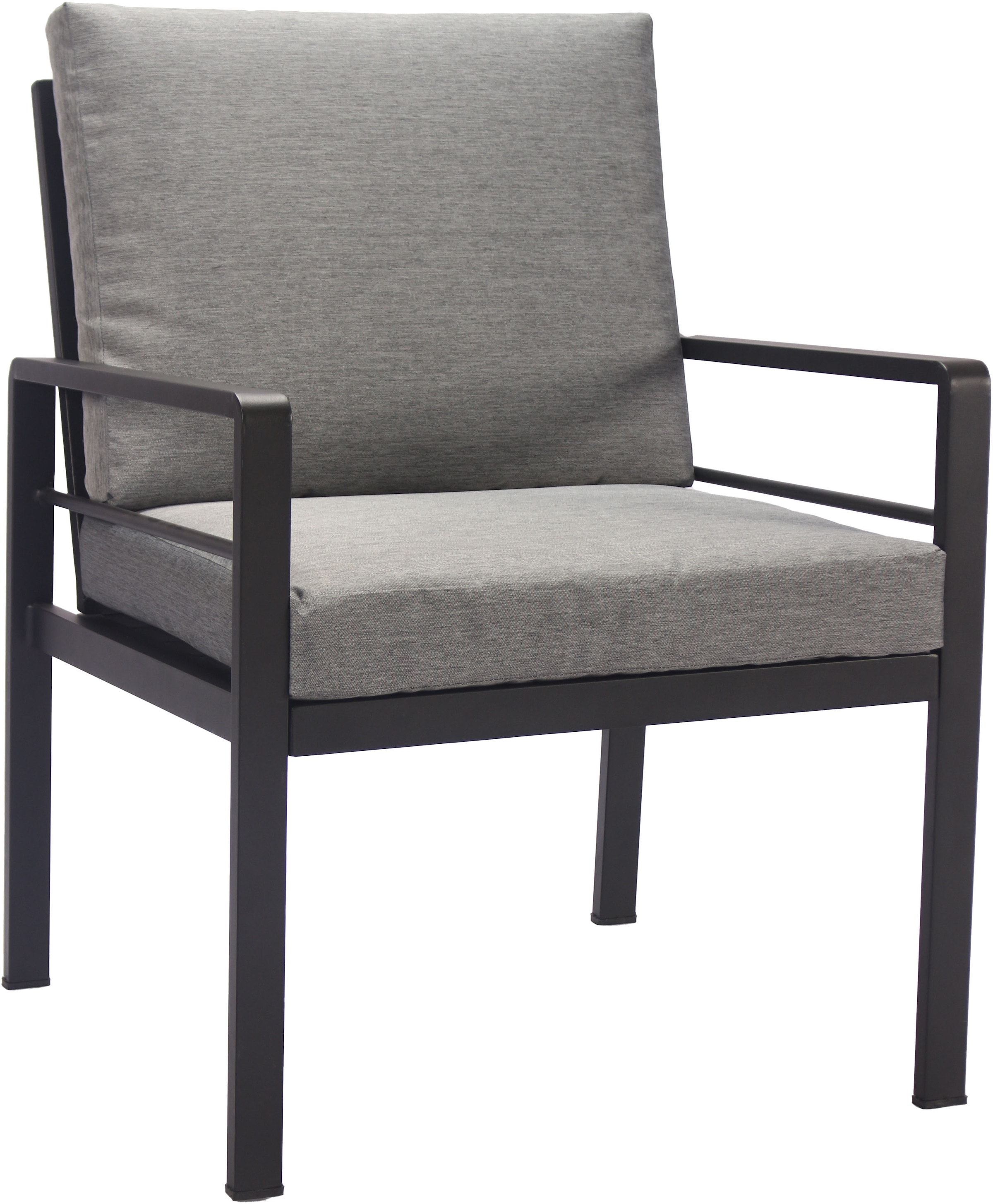 KONIFERA Salon de jardin »»New Jersey«« Ensemble, 4 fauteuils, table 80x160x71 cm, avec coussins, 13 cuis tlg. aluminium