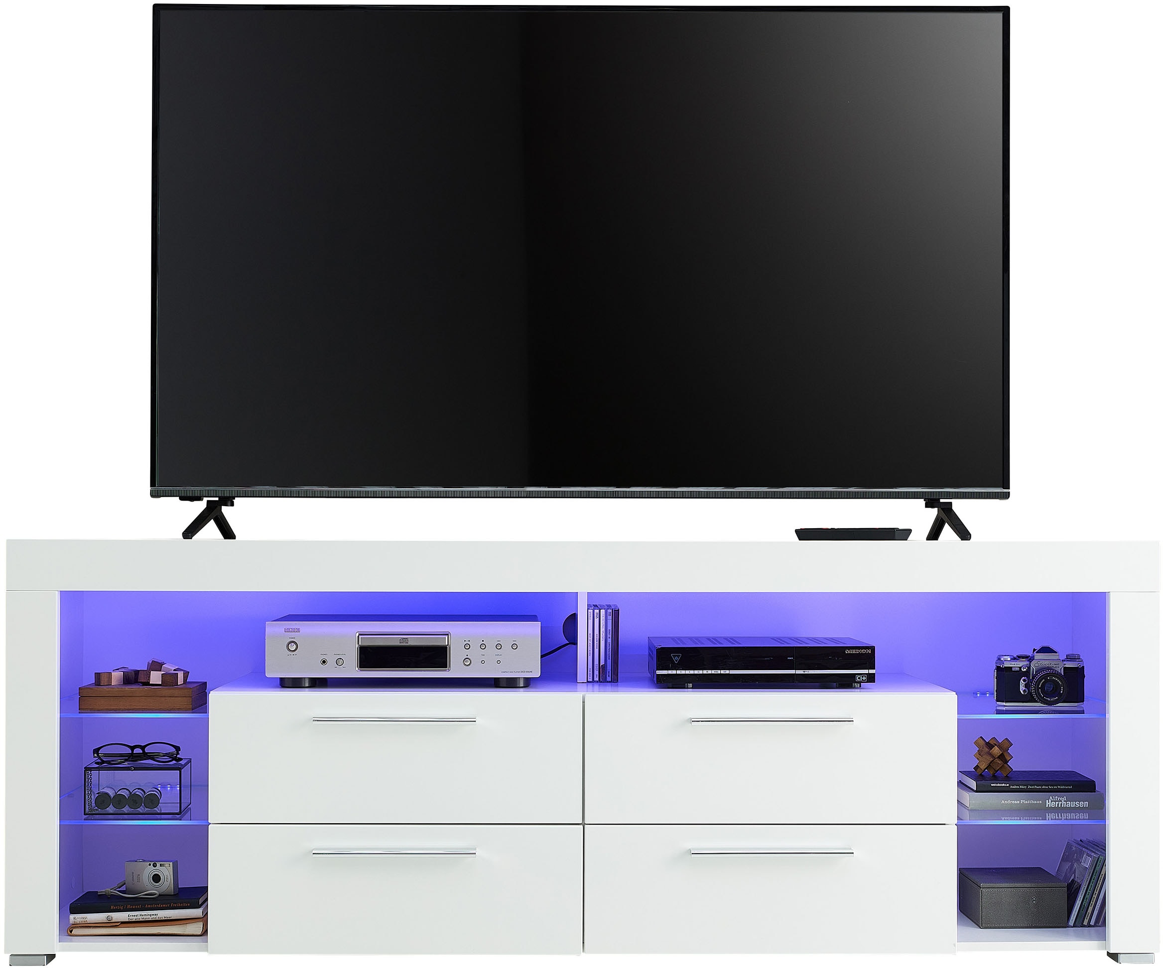 Stolkom Meuble TV »Goal TV Lowboard, B/H/T 179x67x 44 cm« 1 cuis tlg. %RESET$