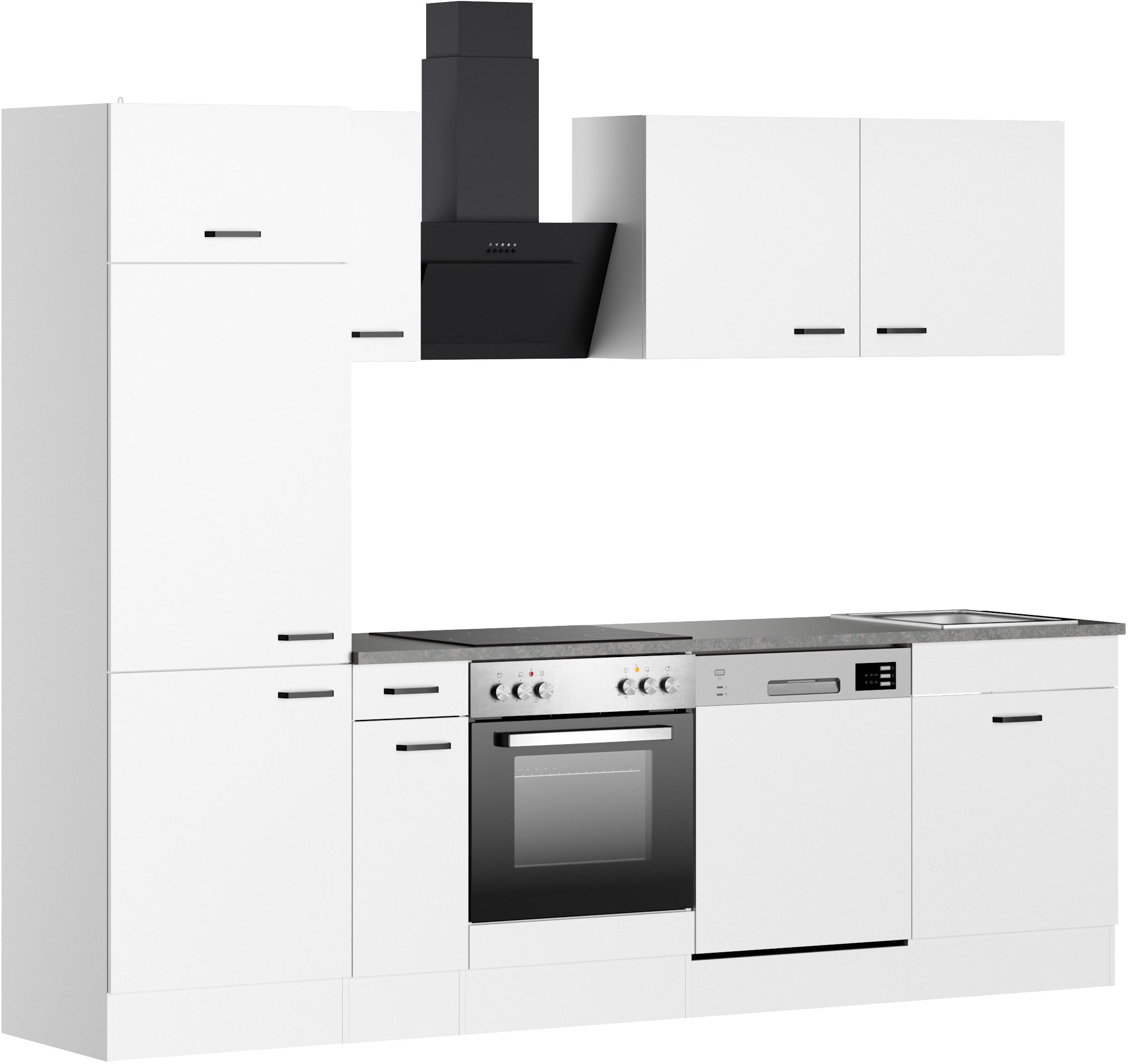 OPTIFIT Kitchenette »OPTImulti« Breite 270 cm, wahlweise mit E-Geräten