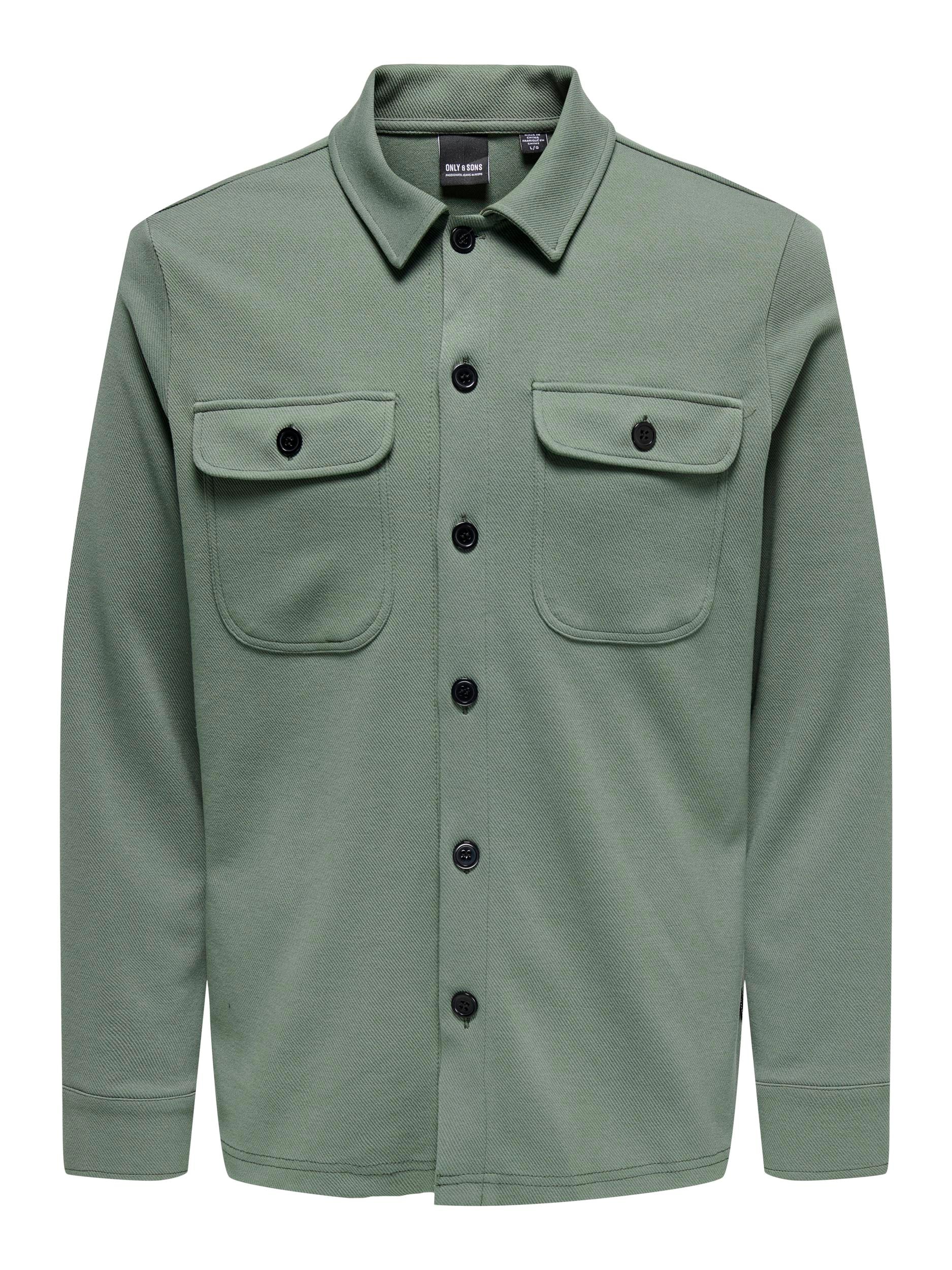ONLY & SONS Chemise à manches longues »ONSNEWKODYL OVERSHIRT SWEAT NOOS« Materialmix, regular fit