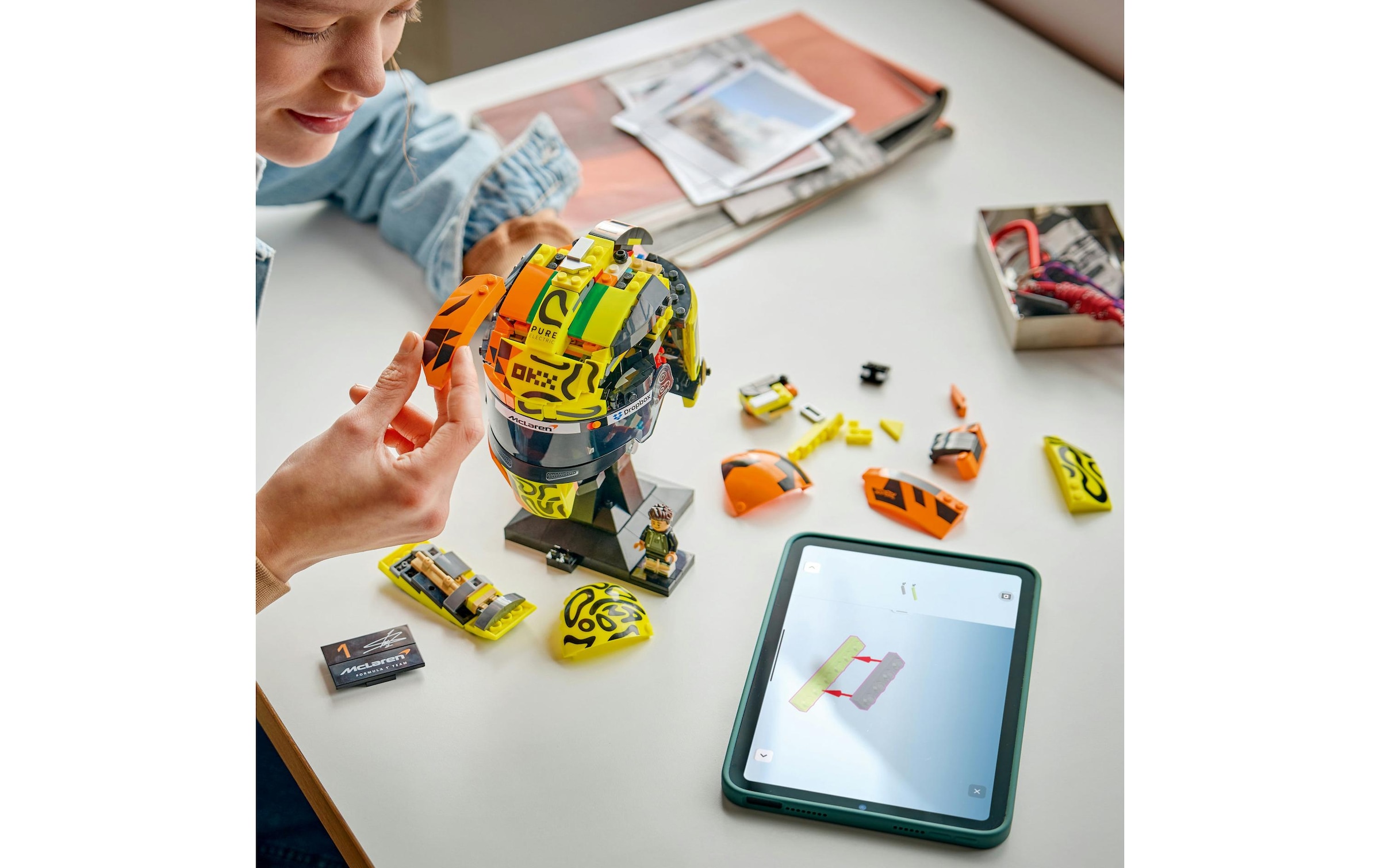 LEGO® Pions de construction »McLaren Mastercard F1® Team Lando Norris’ Helm (43023)« Formulaire LEGO Editions 1