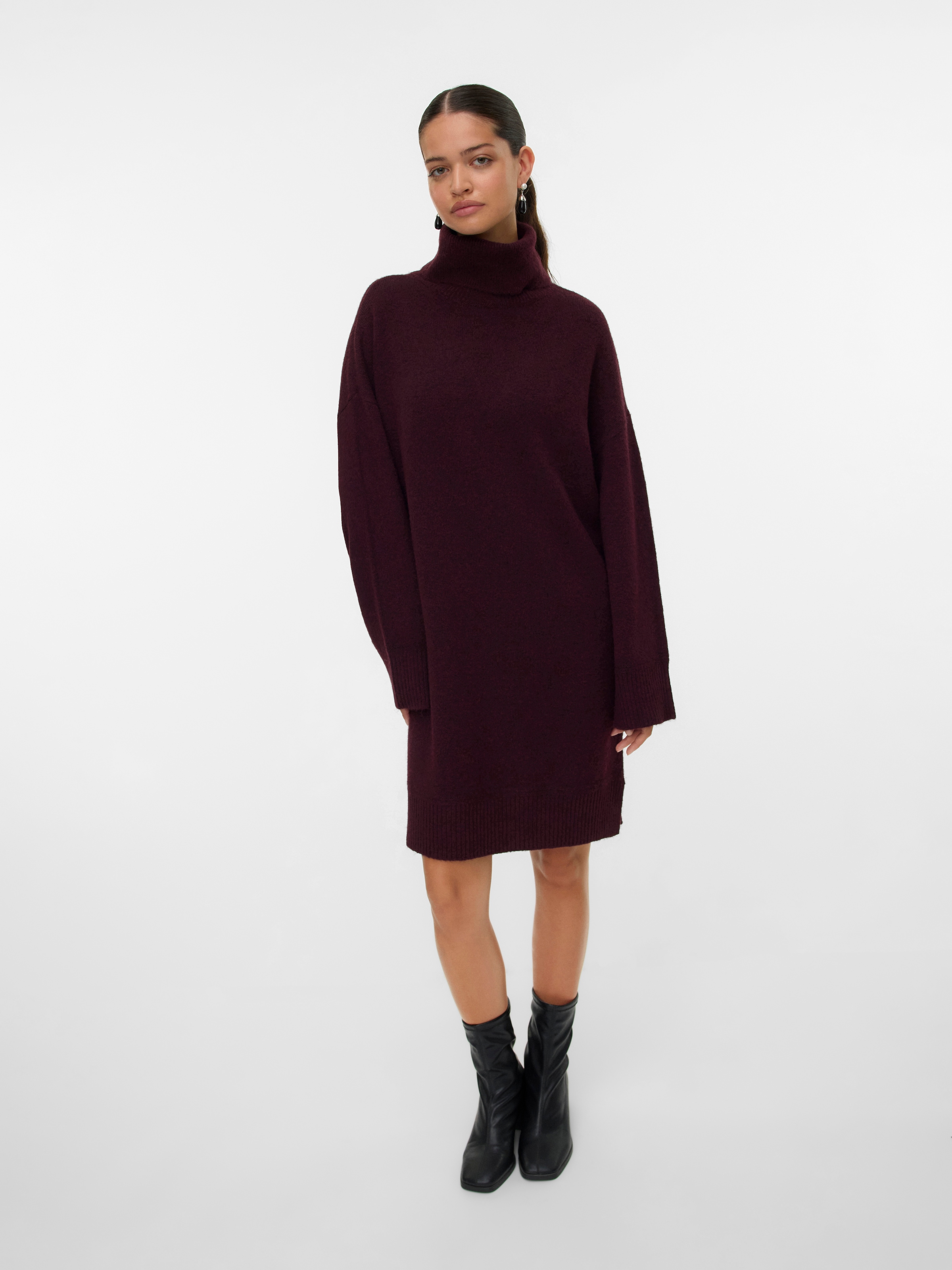 Vero Moda Robe en tricot »VMAQUARIUS LS ROLLNECK SHORT DRESS BF«