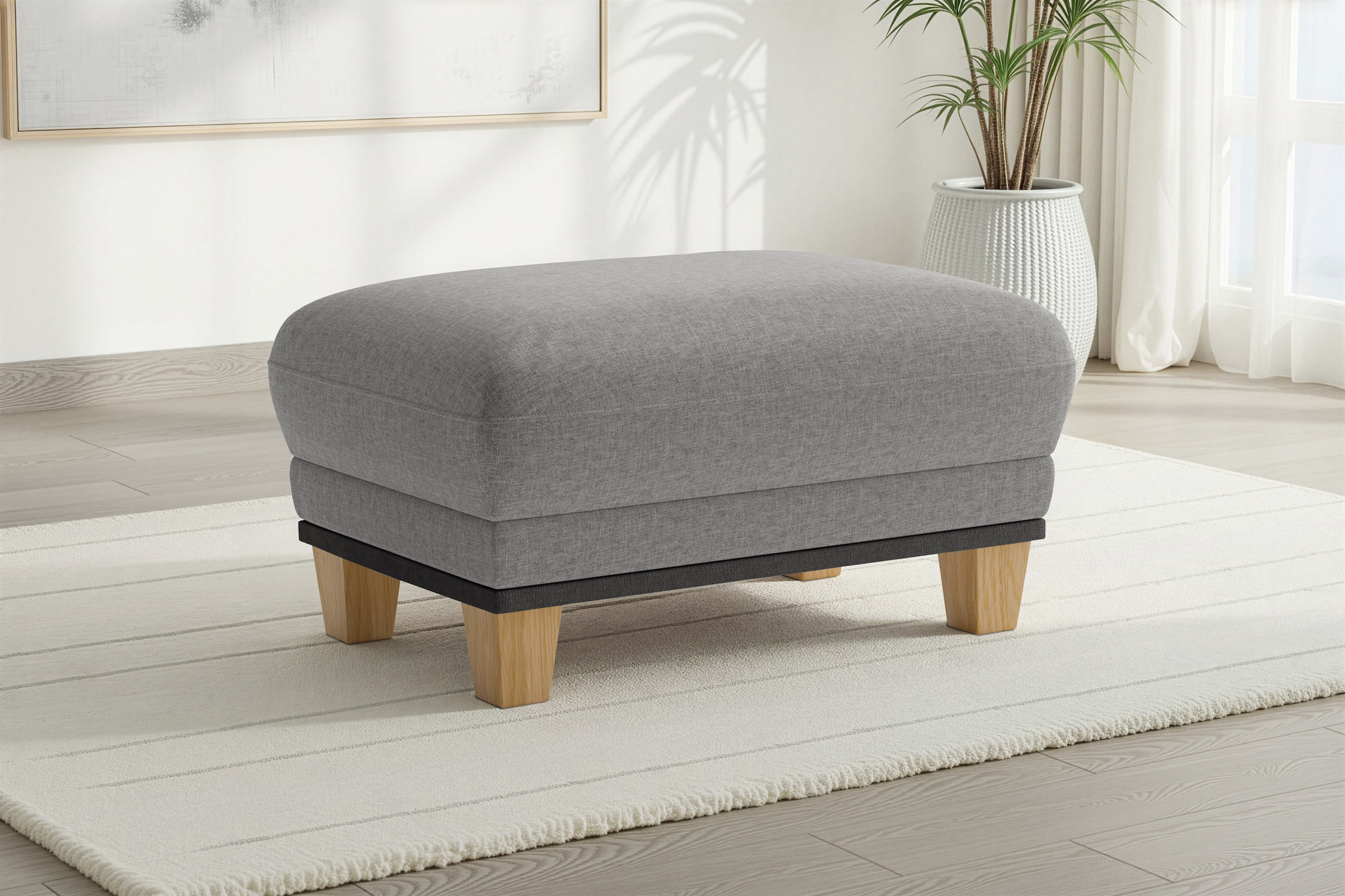 sit&more Tabouret rembourré »Concept« avec pied en hêtre, choix de trois couleurs