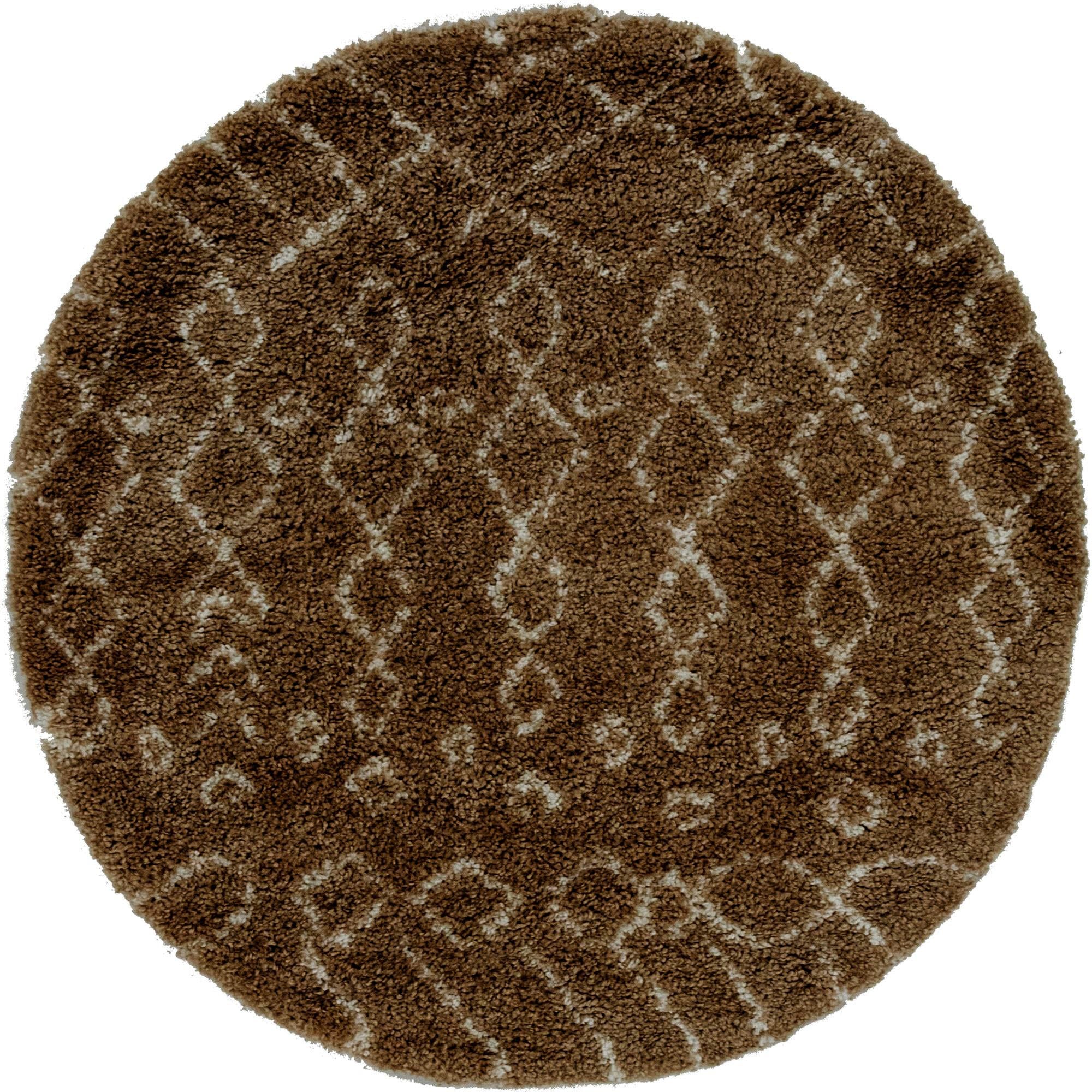 Myflair Möbel & Accessoires Tapis à poils longs »Temara Shag, LAGERRÄUMUNG!« Rond 51 mm Höhe gewebt, Scandi Design, ideal im Wohnzimmer & Schlafzimmer
