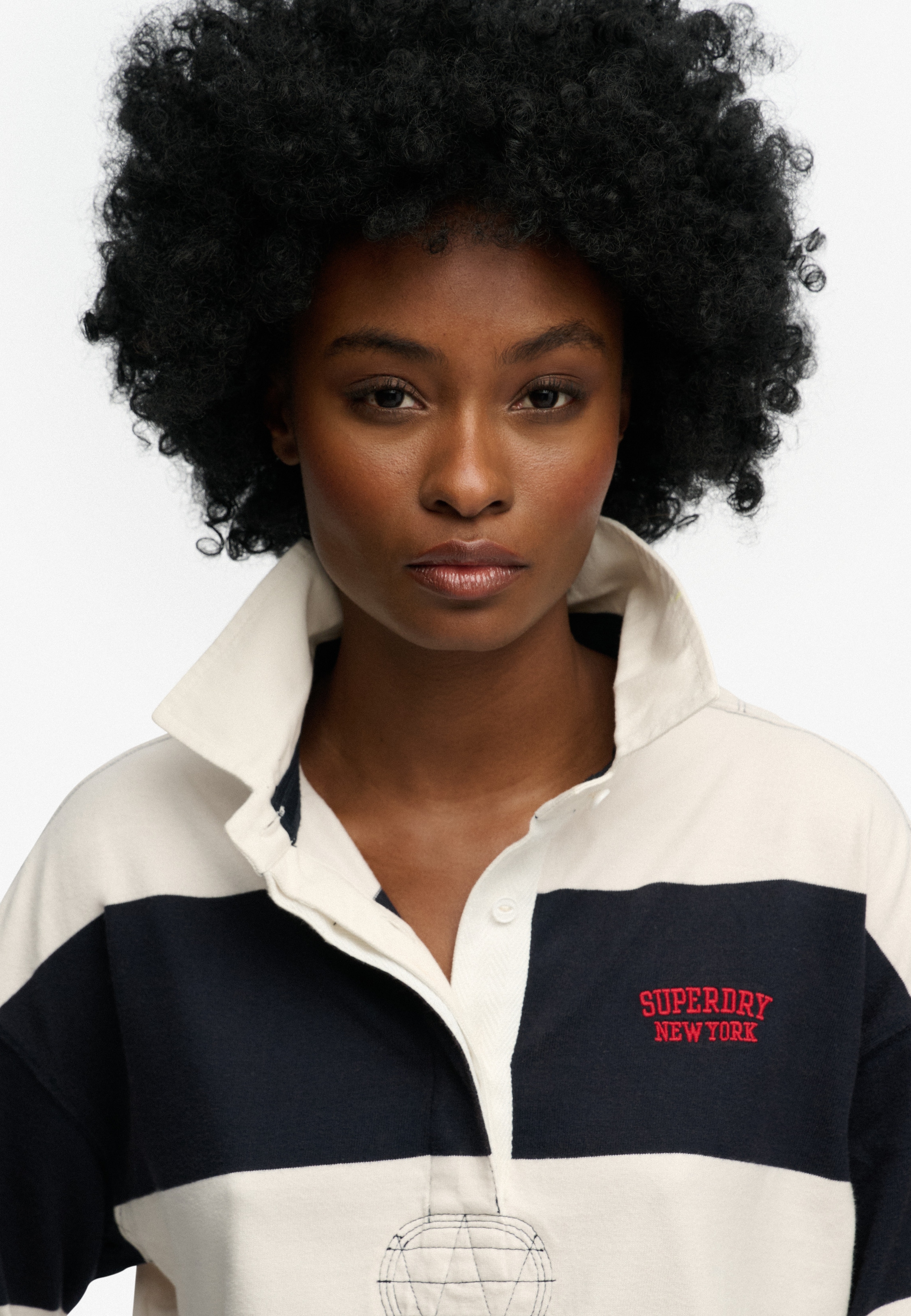 Superdry Polo à manches longues »HERITAGE STRIPE RUGBY TOP«