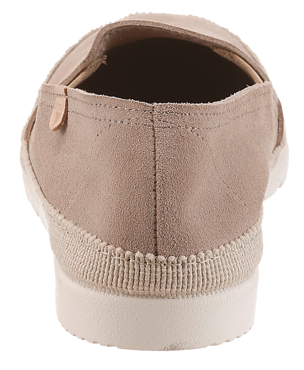 VERBENAS Slipper »NURIA«  espadrille, chaussure à enfiler, chaussure basse avec inserts stretch