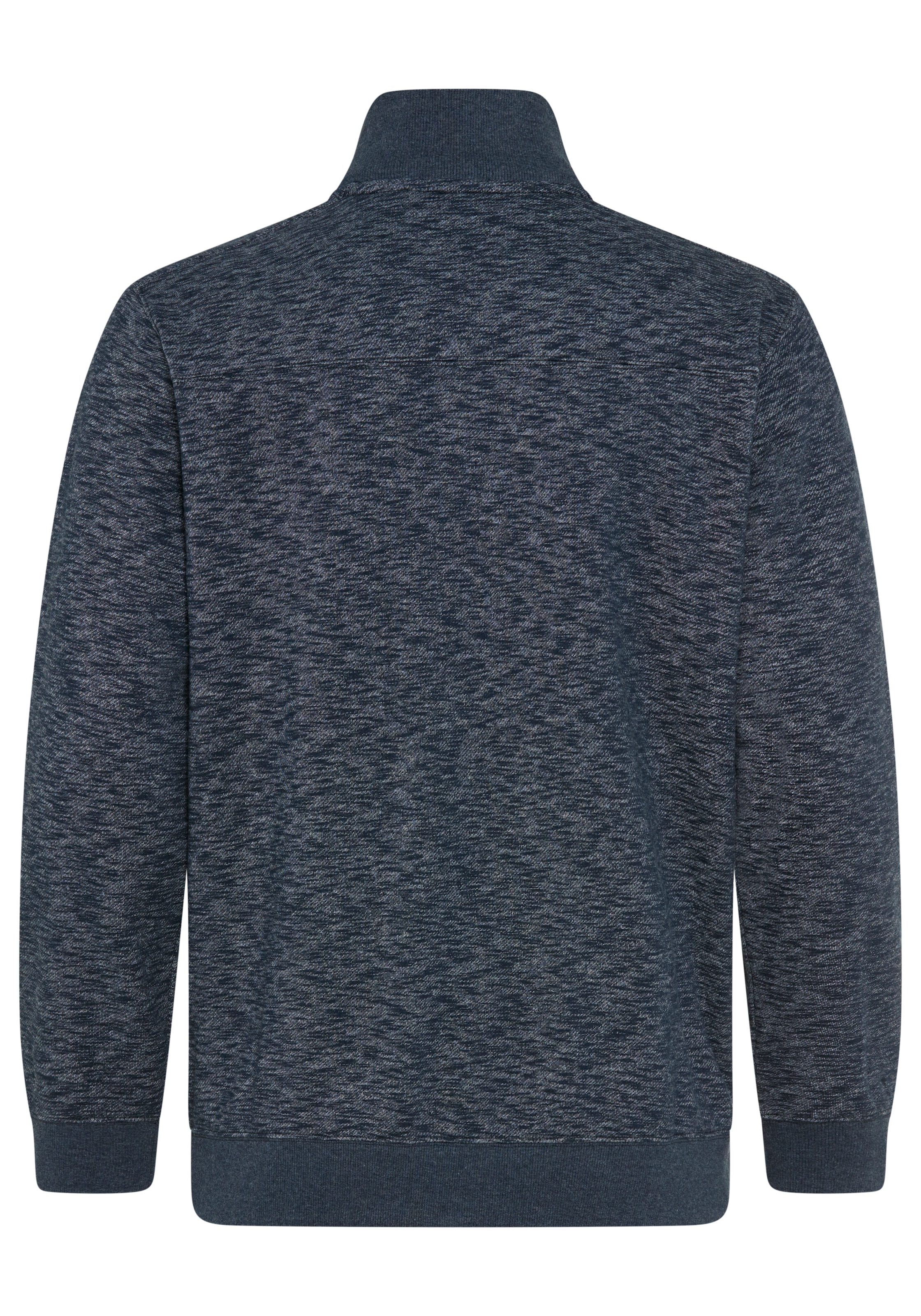 Man's World Plus Veste sweat avec fermeture éclair, longueur normale, en coton et polyester