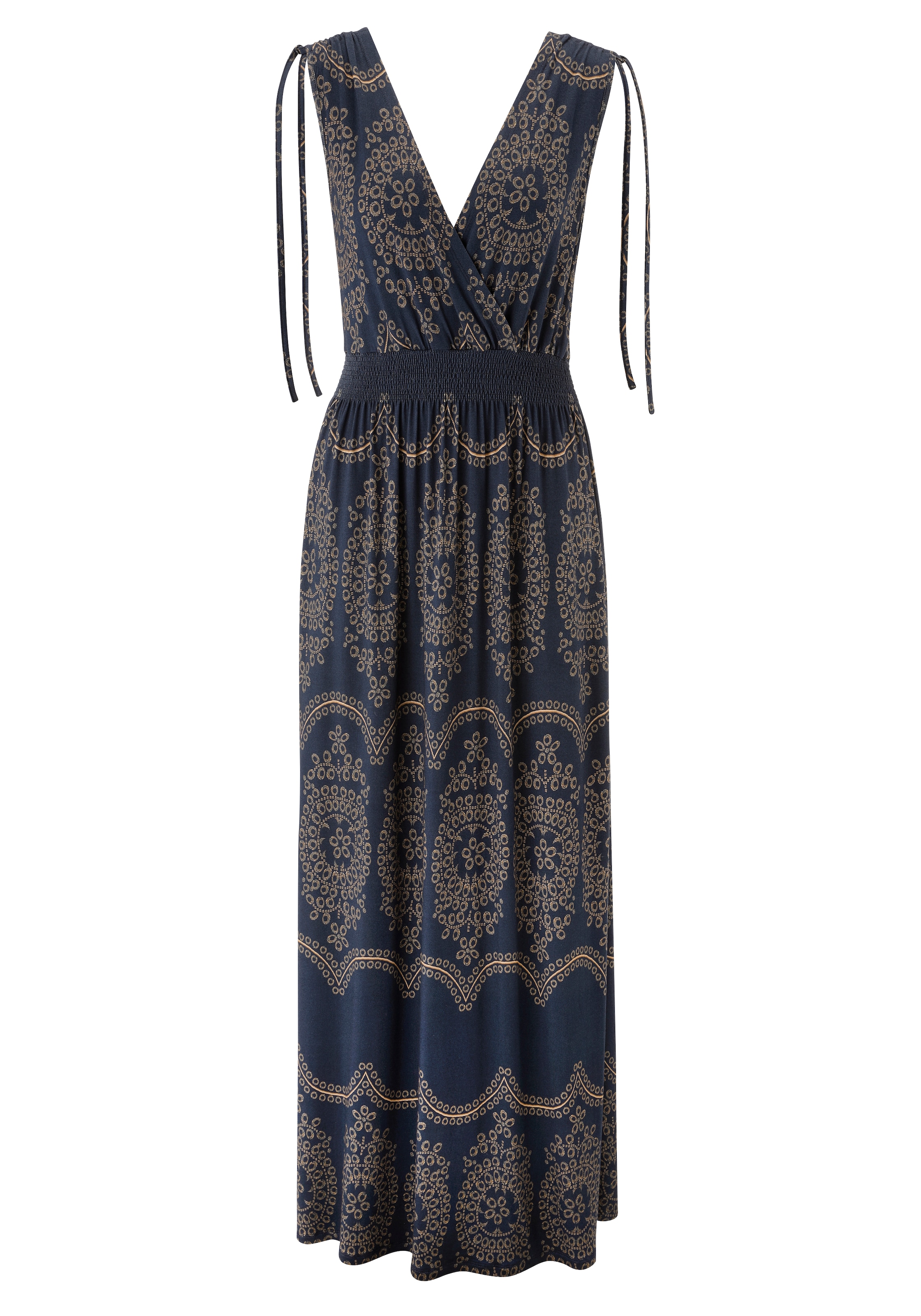 Aniston SELECTED Robe d'été mit breiten Trägern zum Raffen - NEUE KOLLEKTION