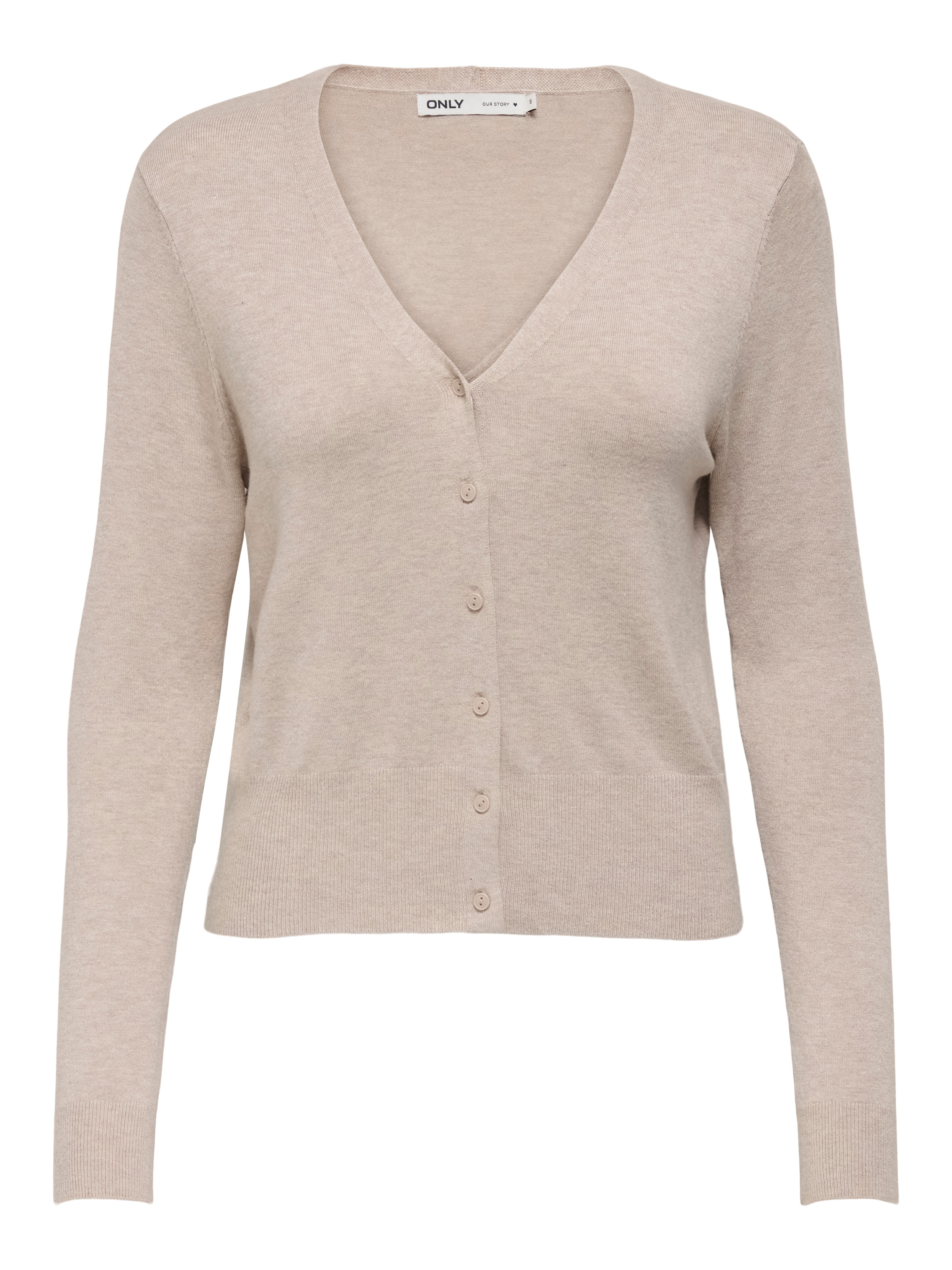 ONLY Strickjacke »ONLVENICE LIFE LS VNECK CARDI KNT NOOS«