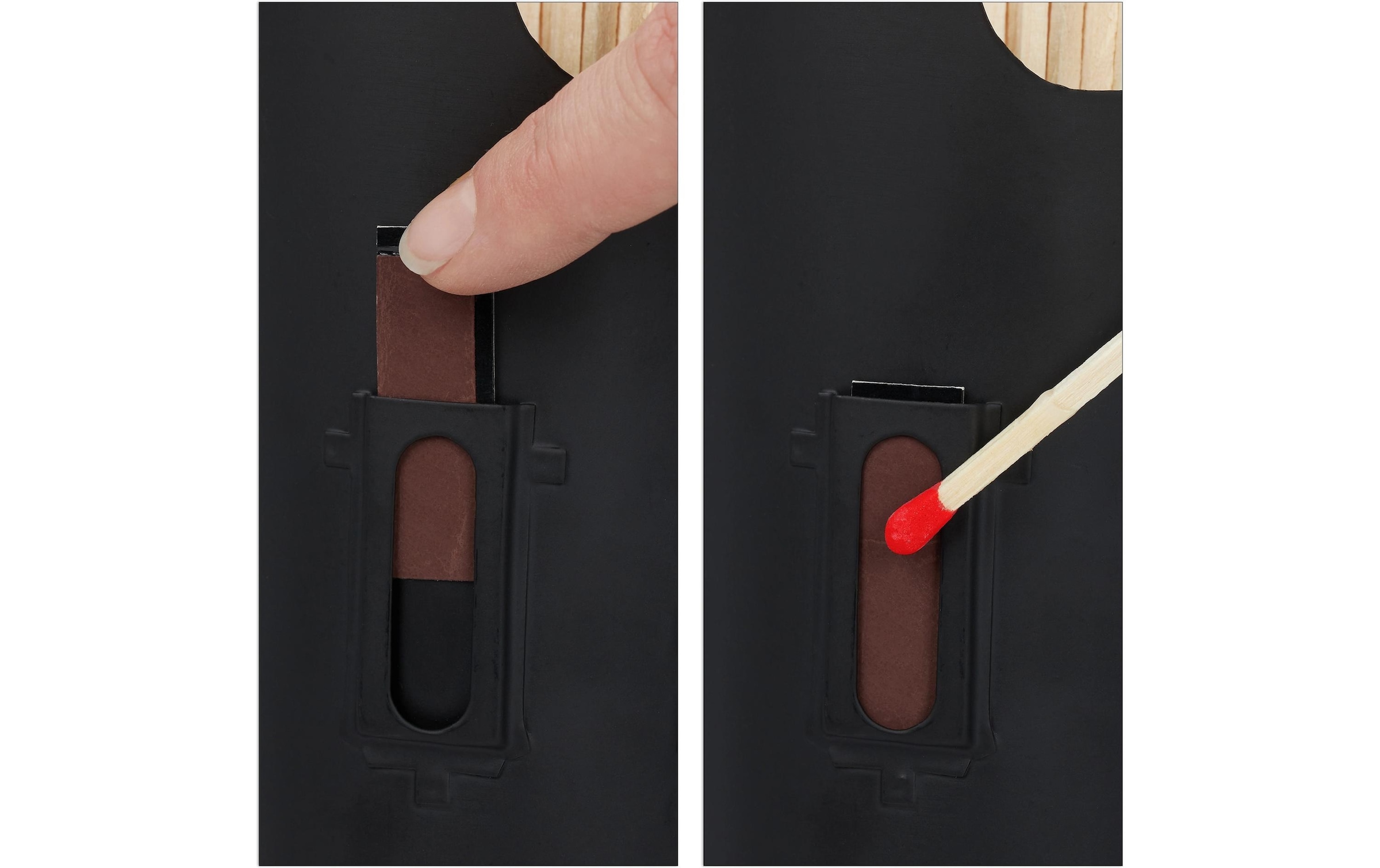 relaxdays Kaminholzregal Set, 3 Stk. tlg.