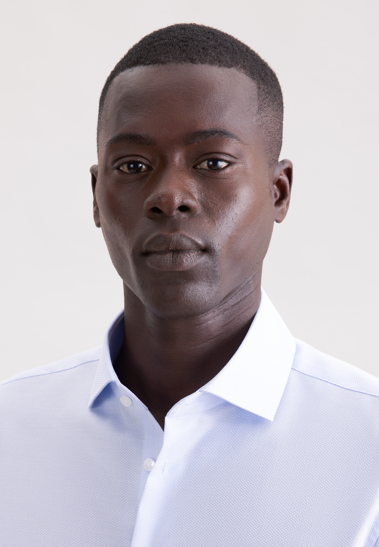 seidensticker Chemise d'affaires »Schwarze Rose« Slim 1/1 Kentkragen Struktur