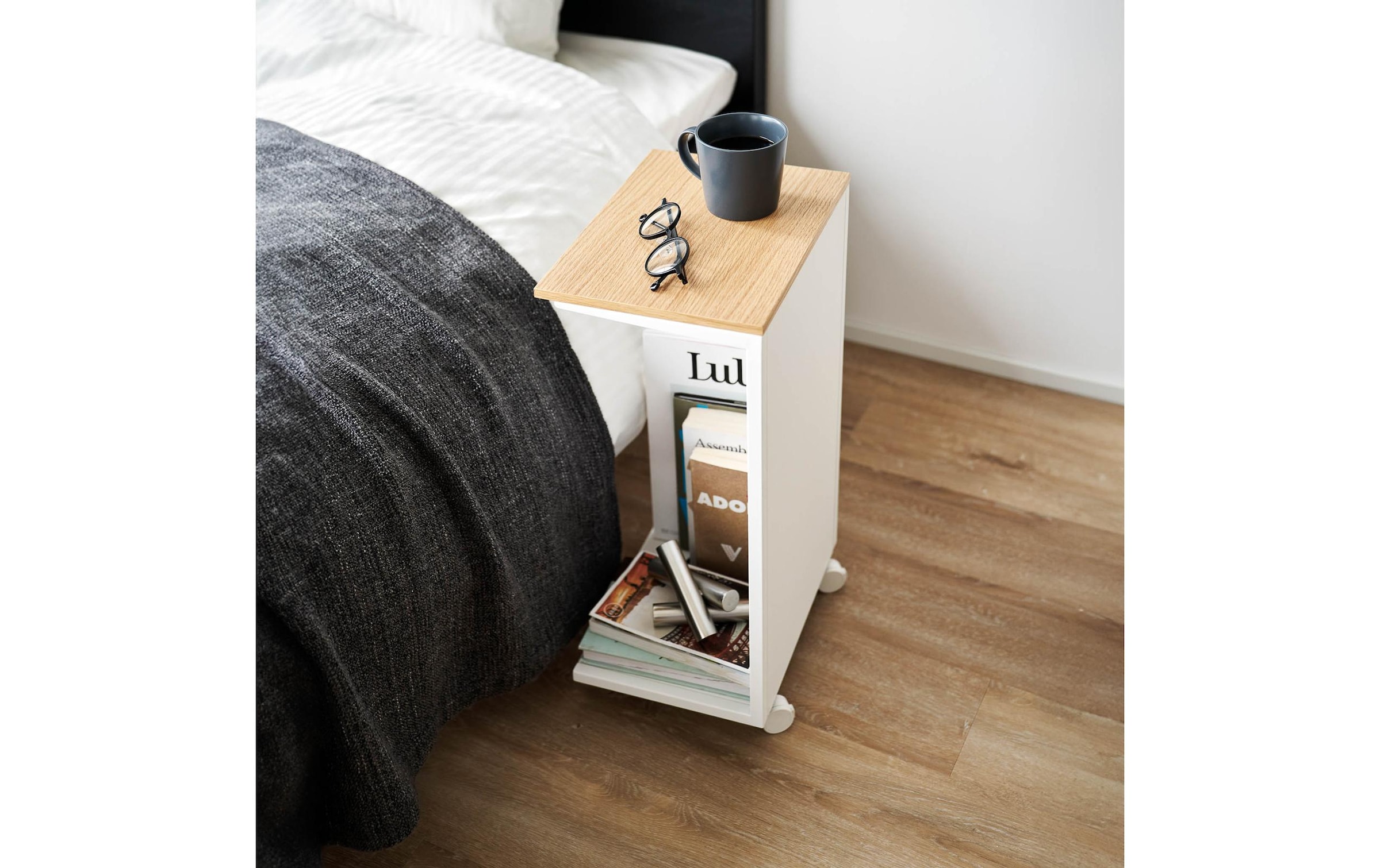 Yamazaki Table d'appoint »Tower 31 x 22 x 55 cm«