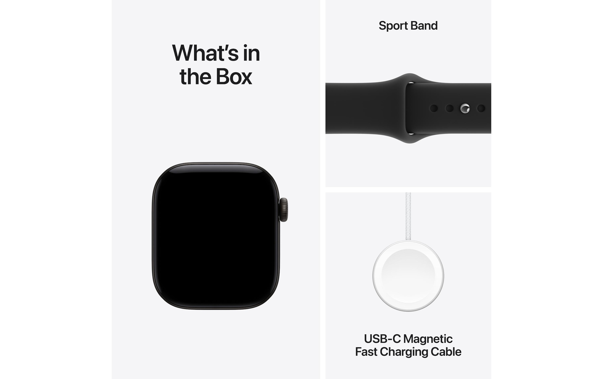 Apple Smartwatch »Apple Watch S12 Aluminium, Sportband«(42/ 1,65 ″)