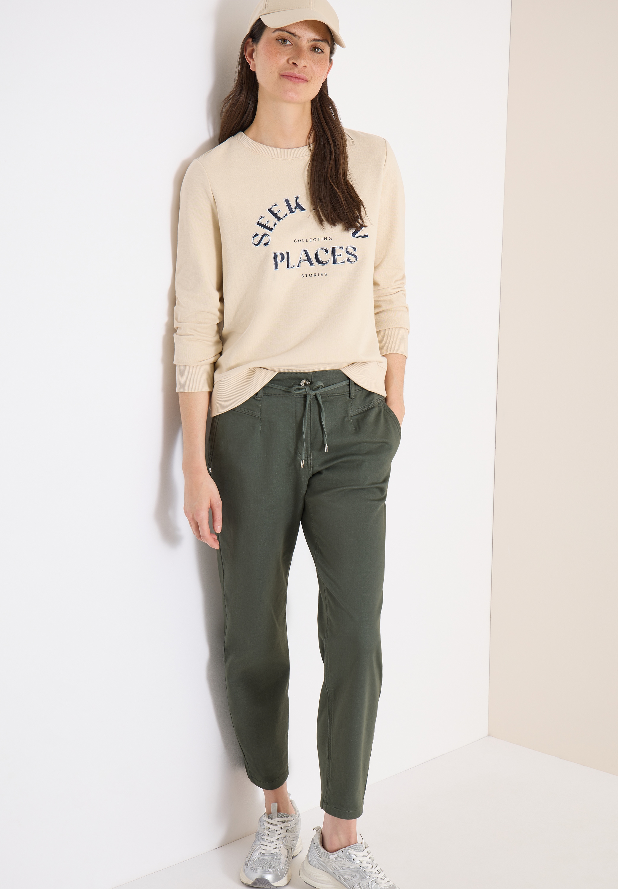 Cecil Pantalon de jogging »Style Chelsea«  avec cordon de serrage