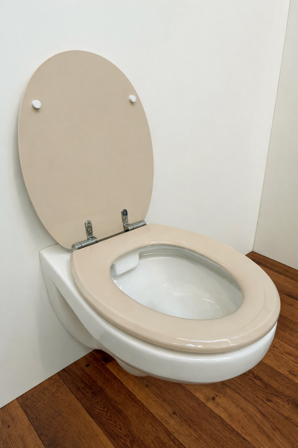 welltime Siège de WC »Classic Colours« Abattant de WC résistant aux rayures avec noyau en bois et fermeture amortie.
