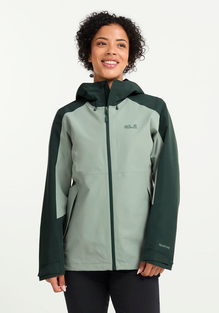 Jack Wolfskin Funktionsjacke »WILDBOUND 2L JKT W« Wasserdicht, atmungsaktiv, Übergangsjacke