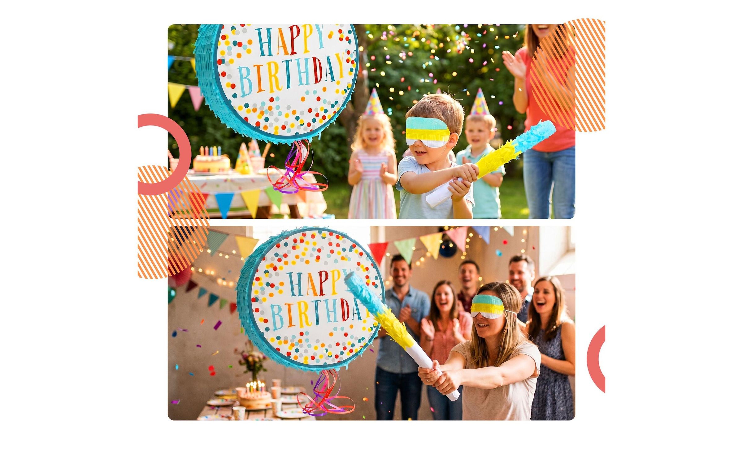 relaxdays Pinata »Geburtstag«