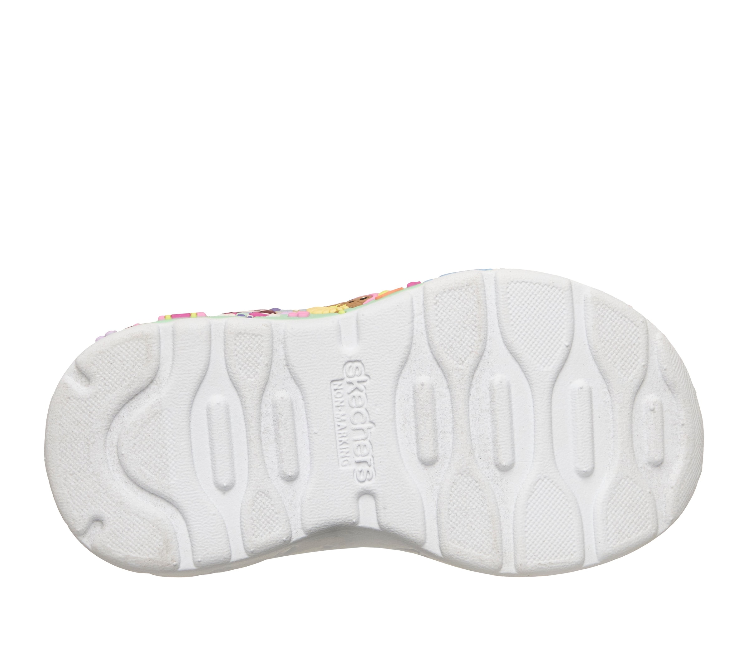Skechers Lauflernschuh »PLAY SCENE-FUN SQUAD«  Sneaker mit bunten Motiven verziert, Grössenschablone zum Download