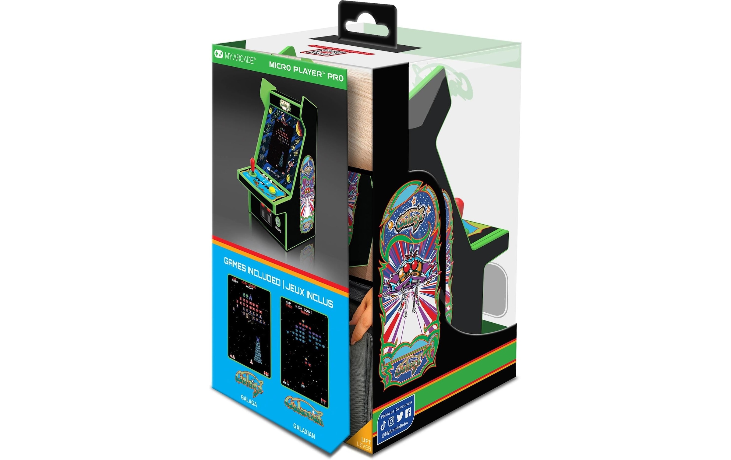 MYARCADE Console de jeu »Micro Player Pro Galaga«