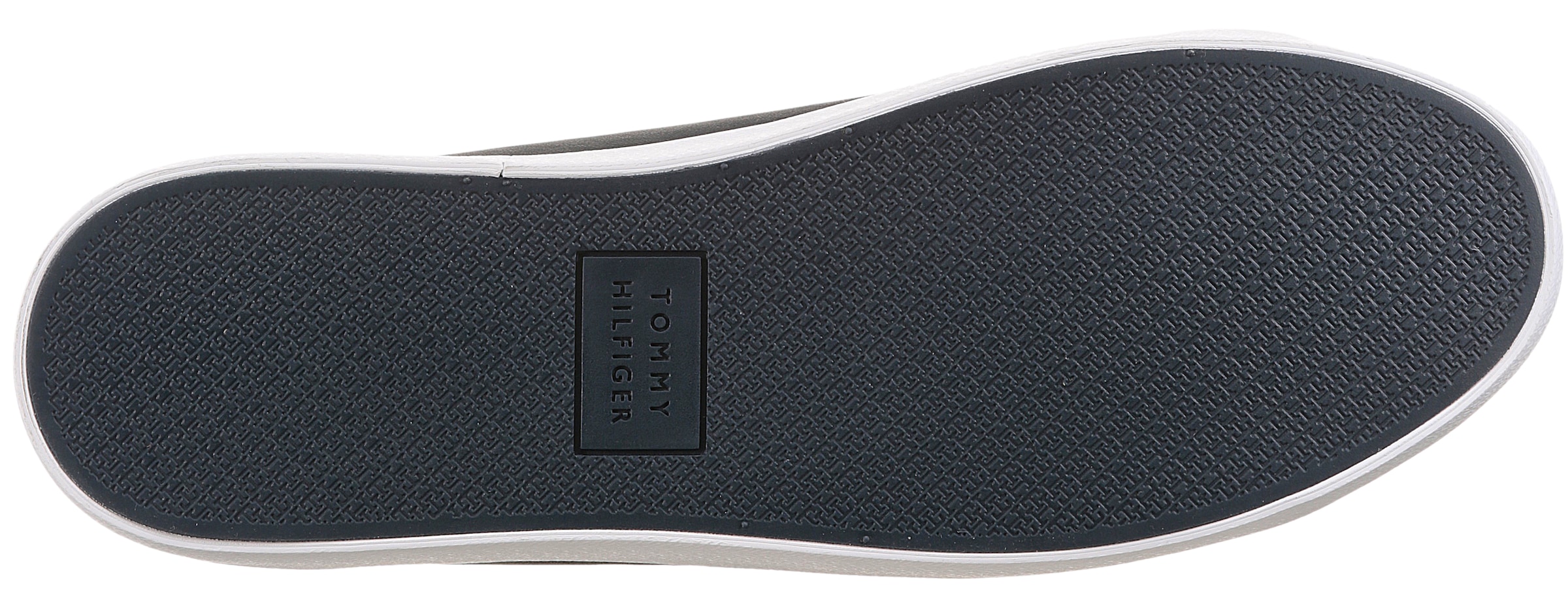 Tommy Hilfiger Sneakers »TH HI VULC CORE LOW LEATHER«  , Freizeitschuh, Halbschuh, Schnürer mit gepolstertem Schaftrand