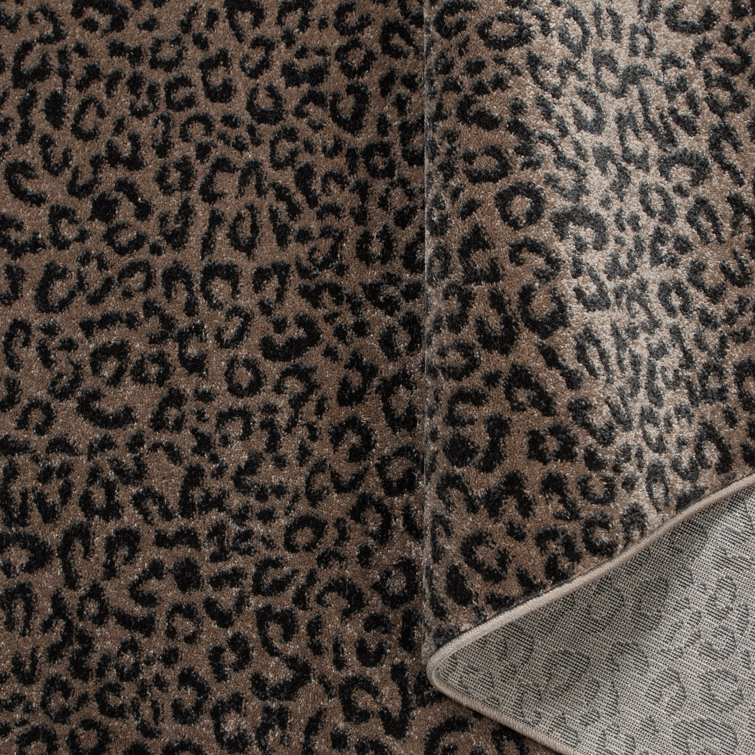 GOODproduct Tapis »Fynna, Leoparden-Muster, Animalprint« Rectangulaire 9 mm Höhe besonders weicher Flor, Wohnzimmer, Schlafzimmer, Esszimmer, Leo