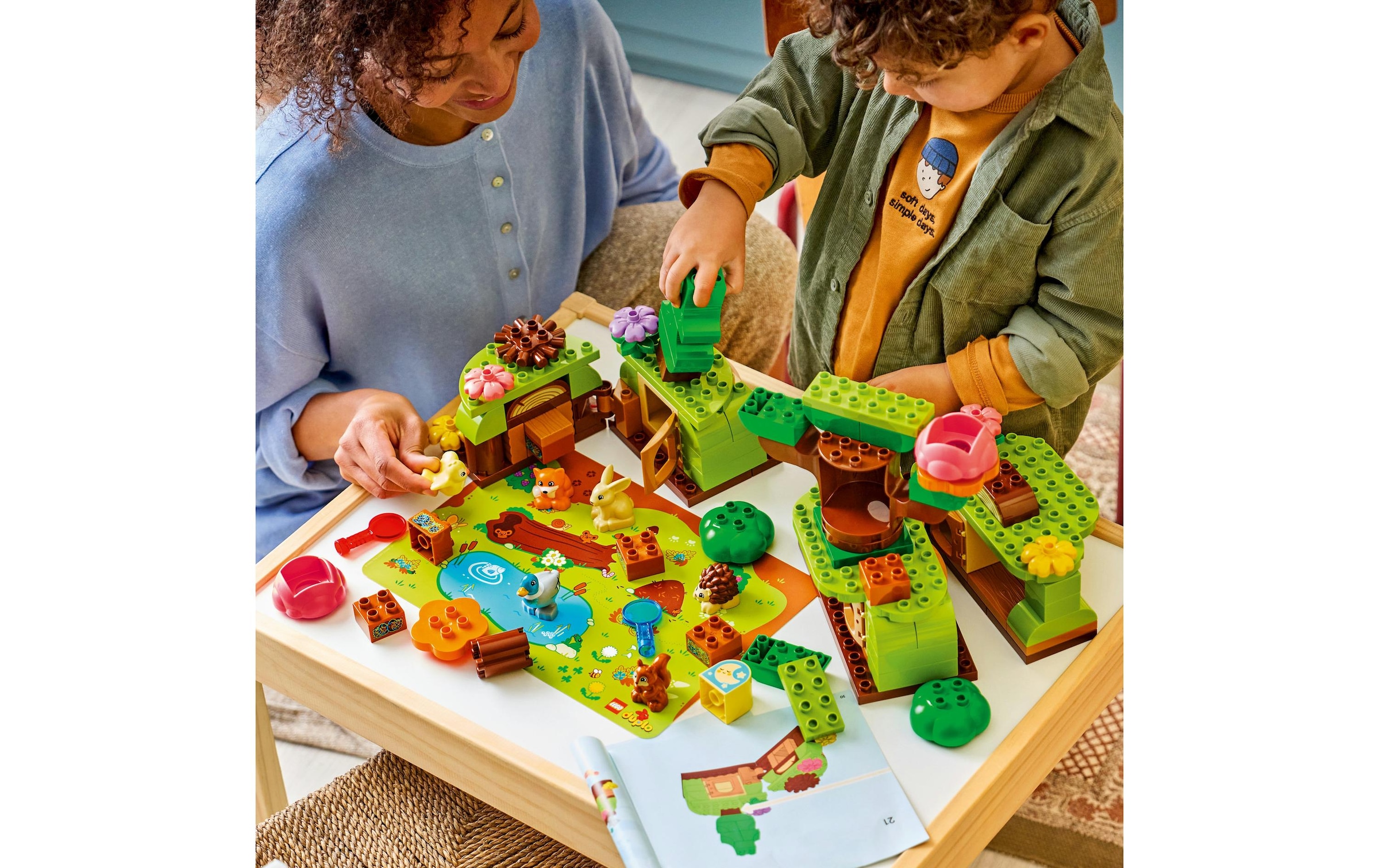 LEGO® Pions de construction »Wald mit wilden Tieren (10480), LEGO DUPLO Town« fabriqué en Europe